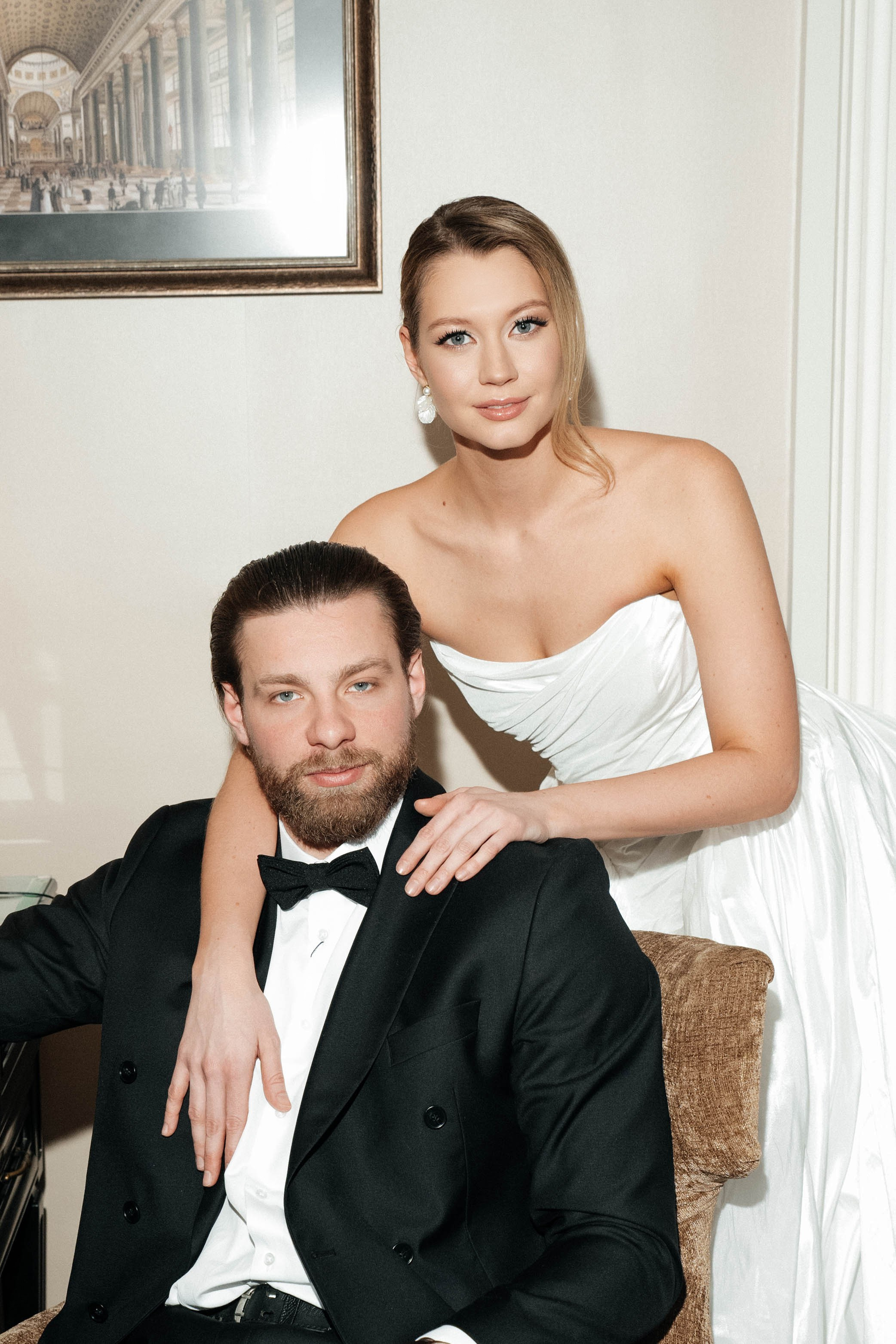 Алексей и Анастасия, творческая съемка в отеле Амбассадор. Свадебный фотограф Москва Александра Аверкова