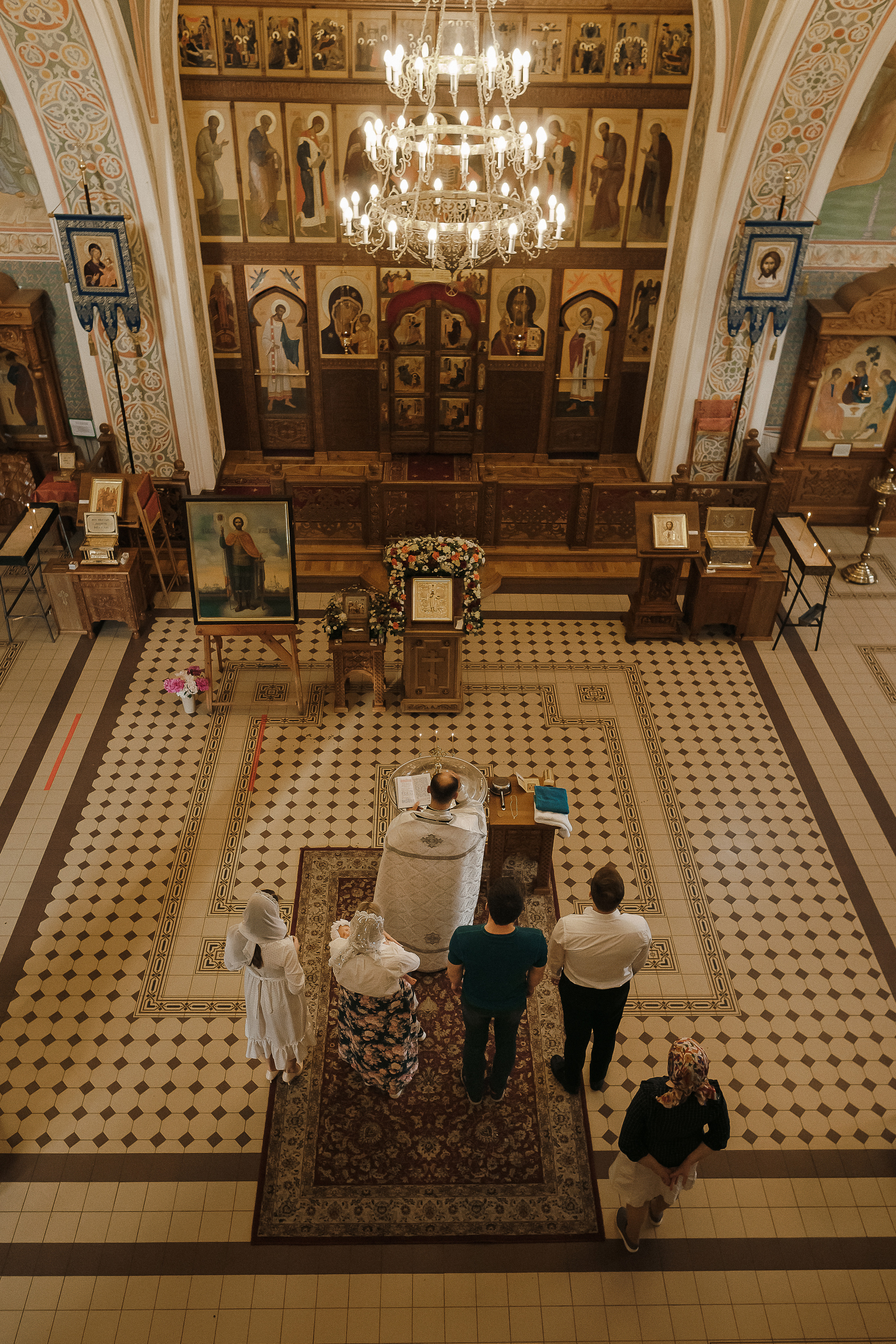 Фотография храма с клироса. Панорамная фотография с купола храма. Фотограф на крещение в Воронеже