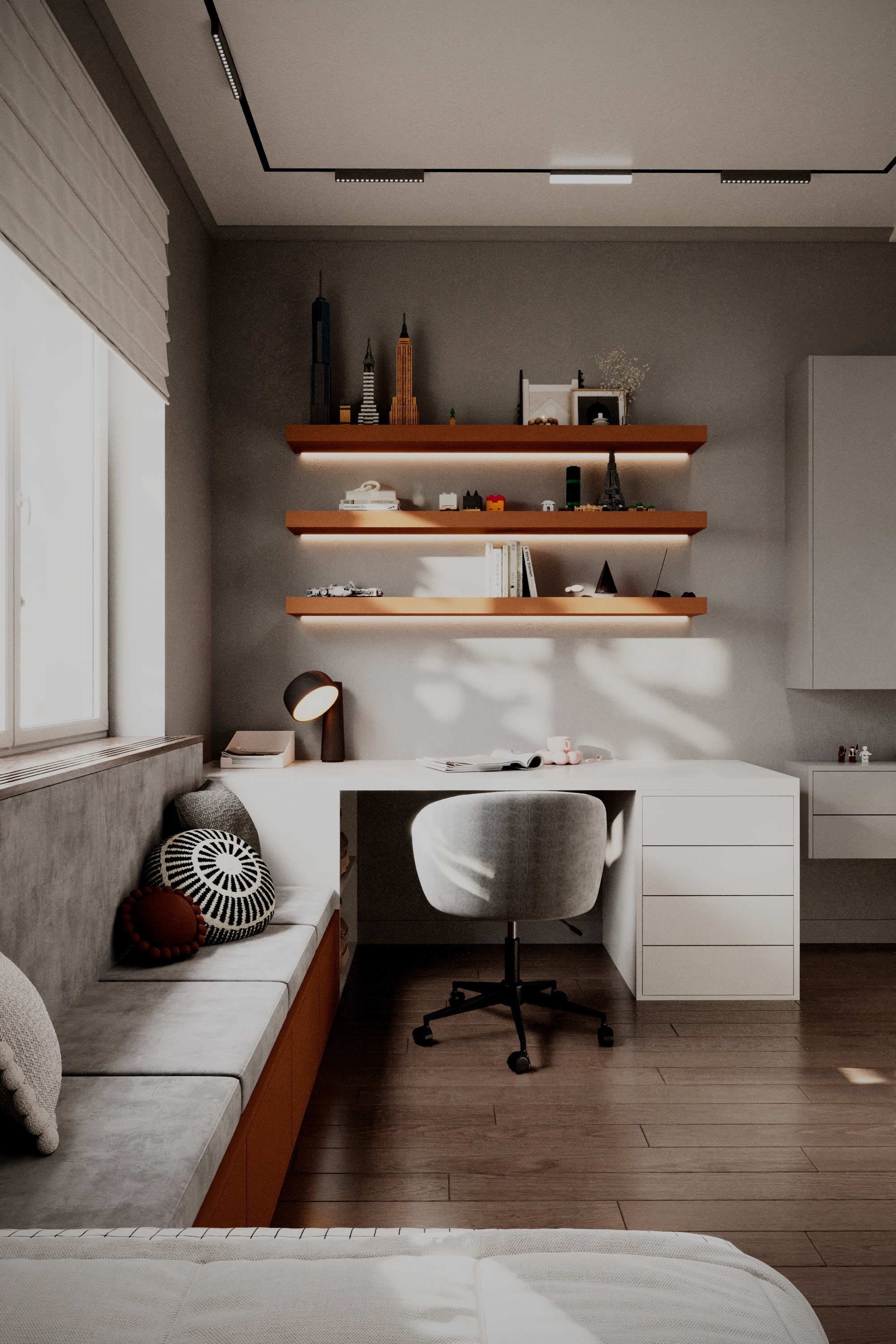 Двухэтажный дом пос. им. Куйбышева г. Оренбург 2 этаж. Дизайнер интерьера вашего дома мечты