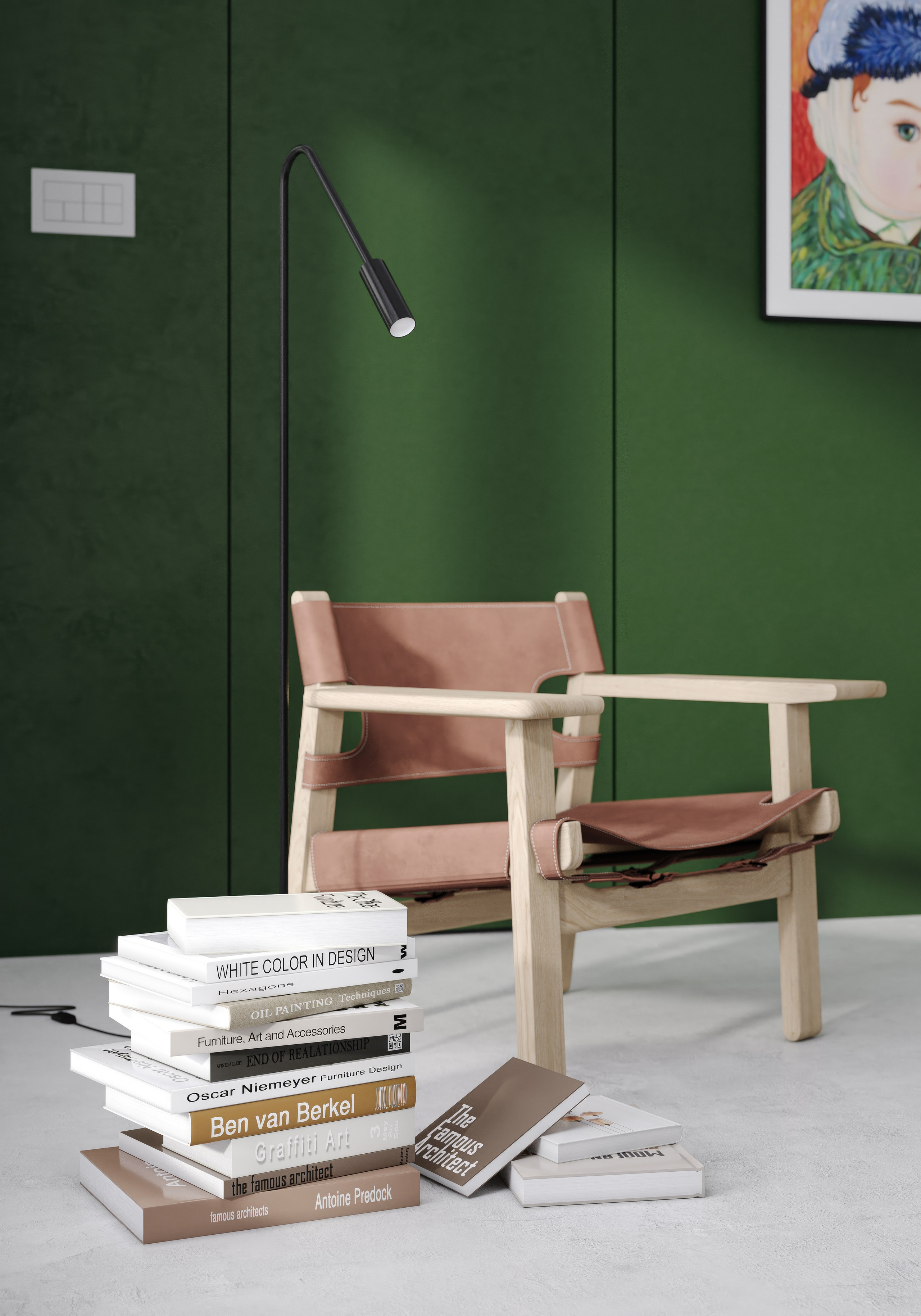 Квартира для WUYU Design. 3D визуализация интерьера и архитектурной среды