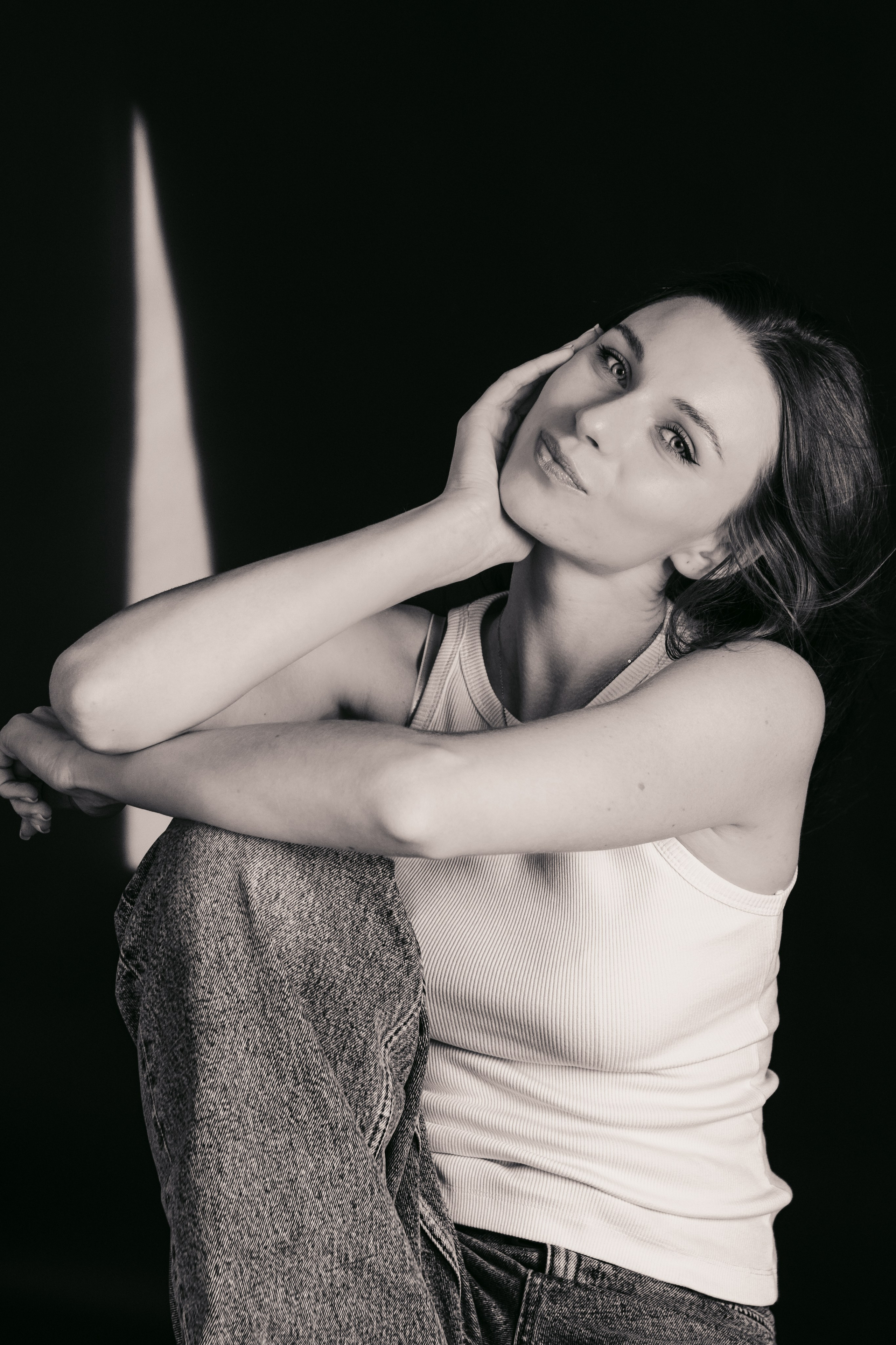 Женские портреты, фотосессия в студии, фотосессия на улице, трогательные портреты. Фотограф из Санкт-Петербурга. Снимаю портреты, свадьбы и репортажи