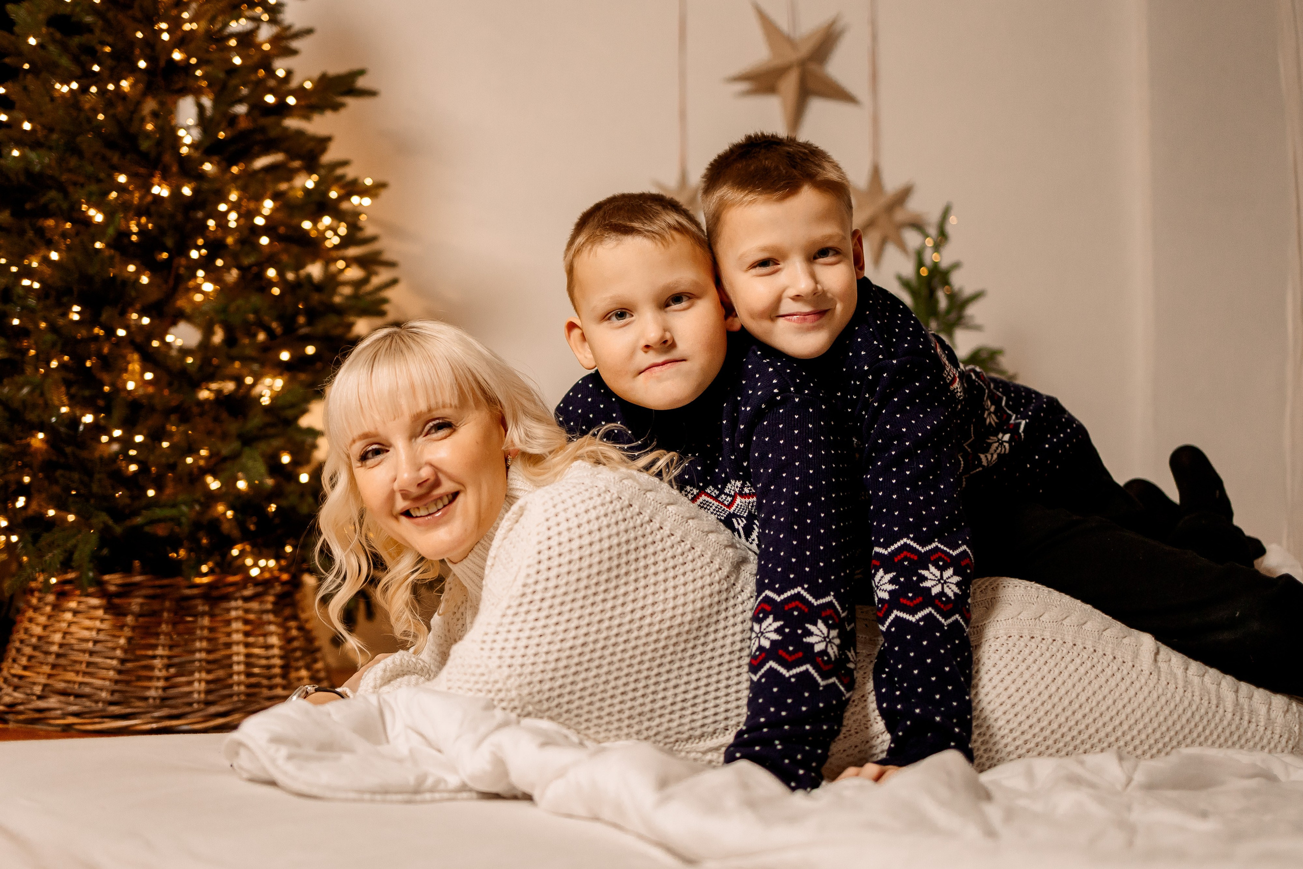Семейная новогодняя фотосессия