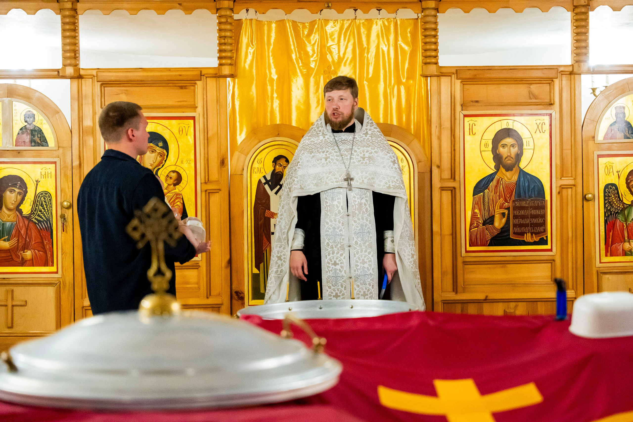 Крещение Льва. Фотограф Юлия Попова