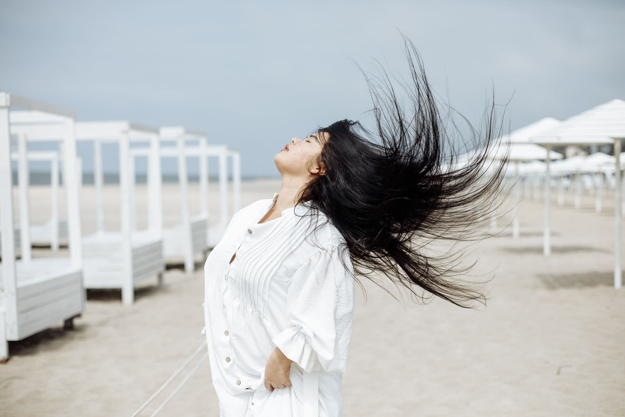 Фотосессия на заливе. Юлия Лисняк, контент-фотограф в Санкт-Петербурге