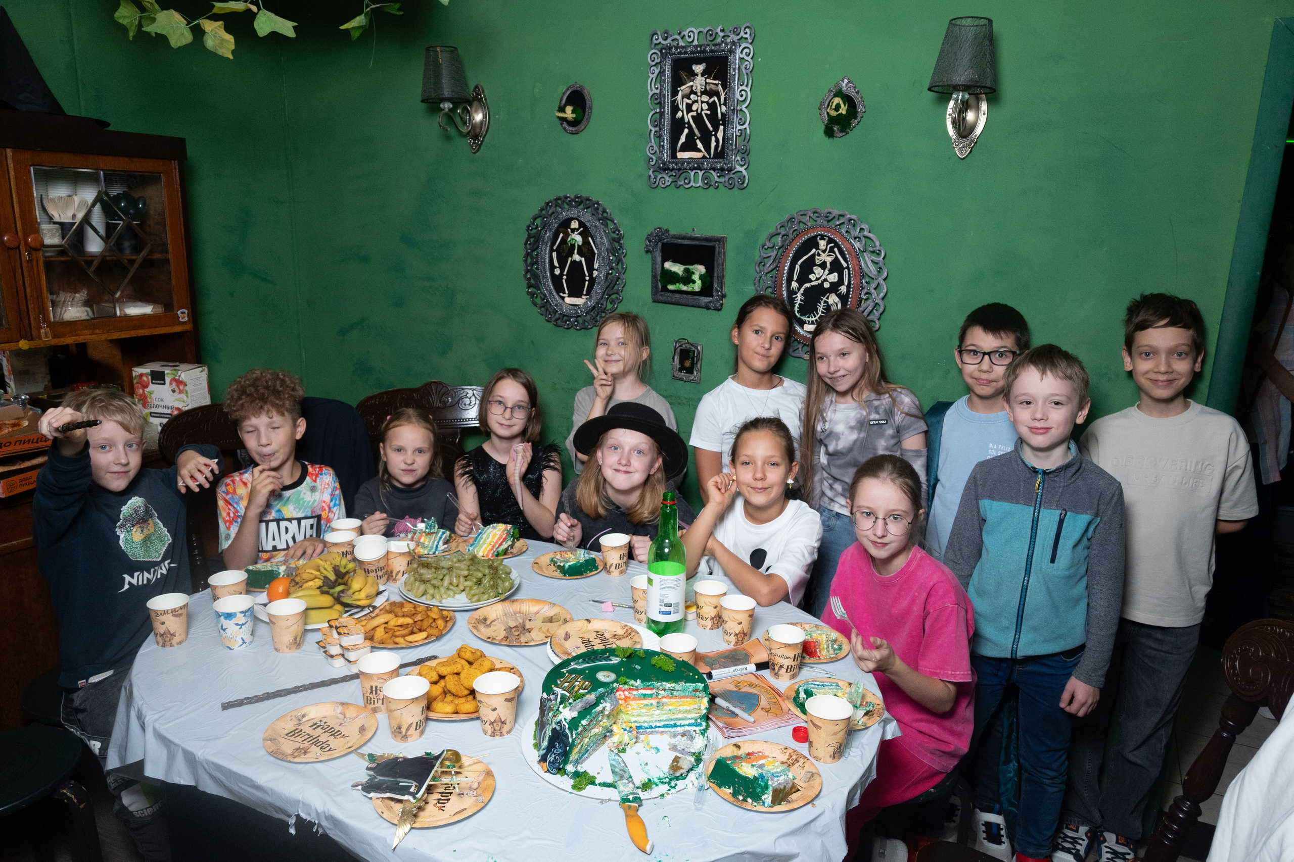 День рождения ребенка в «Подземелье Слизерин». Фотограф мероприятий в Москве