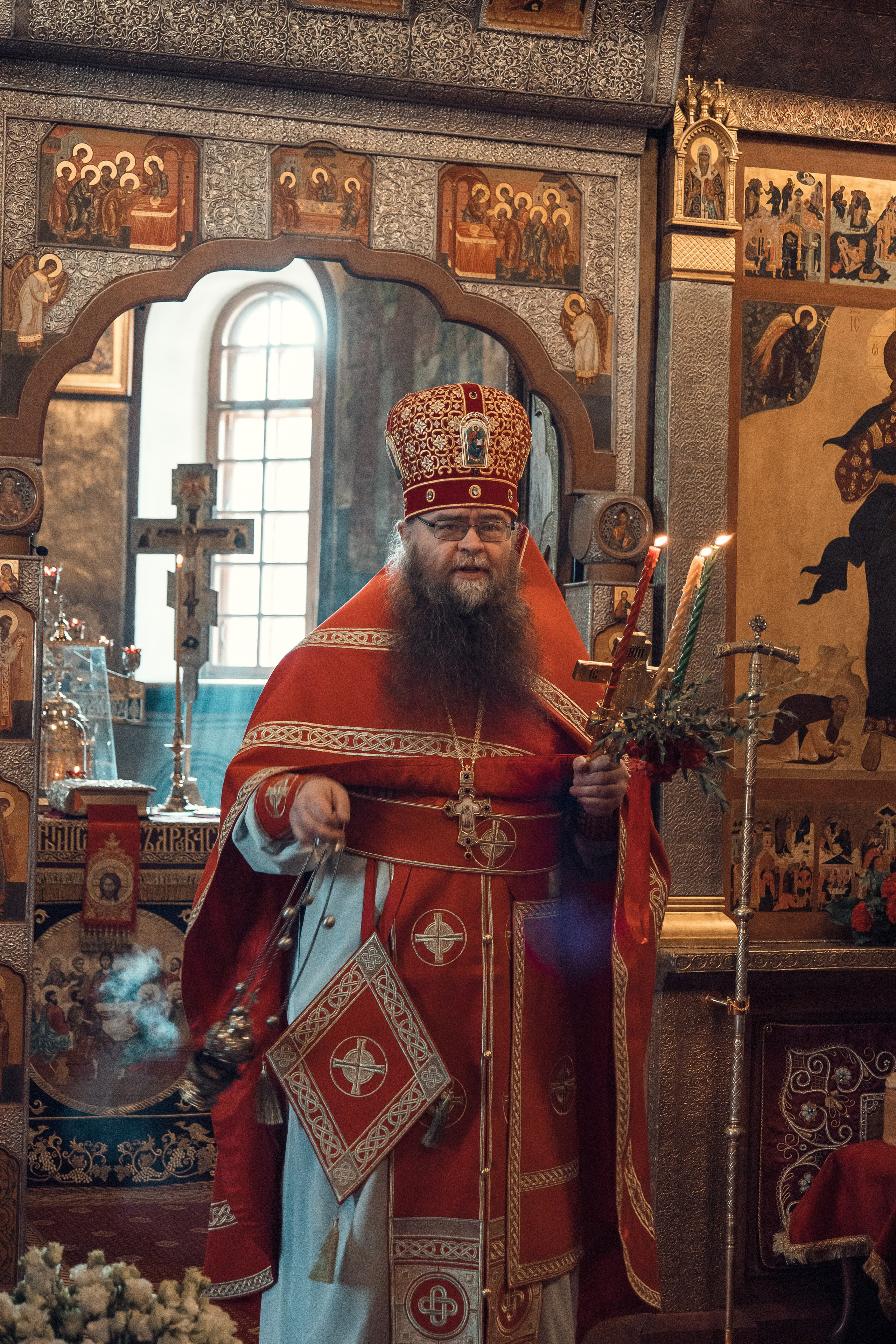 Светлая Седмица.Пасхальные часы.Божественная Литургия.Саввино-Сторожевский Монастырь. Артеменкова Анна Фотограф