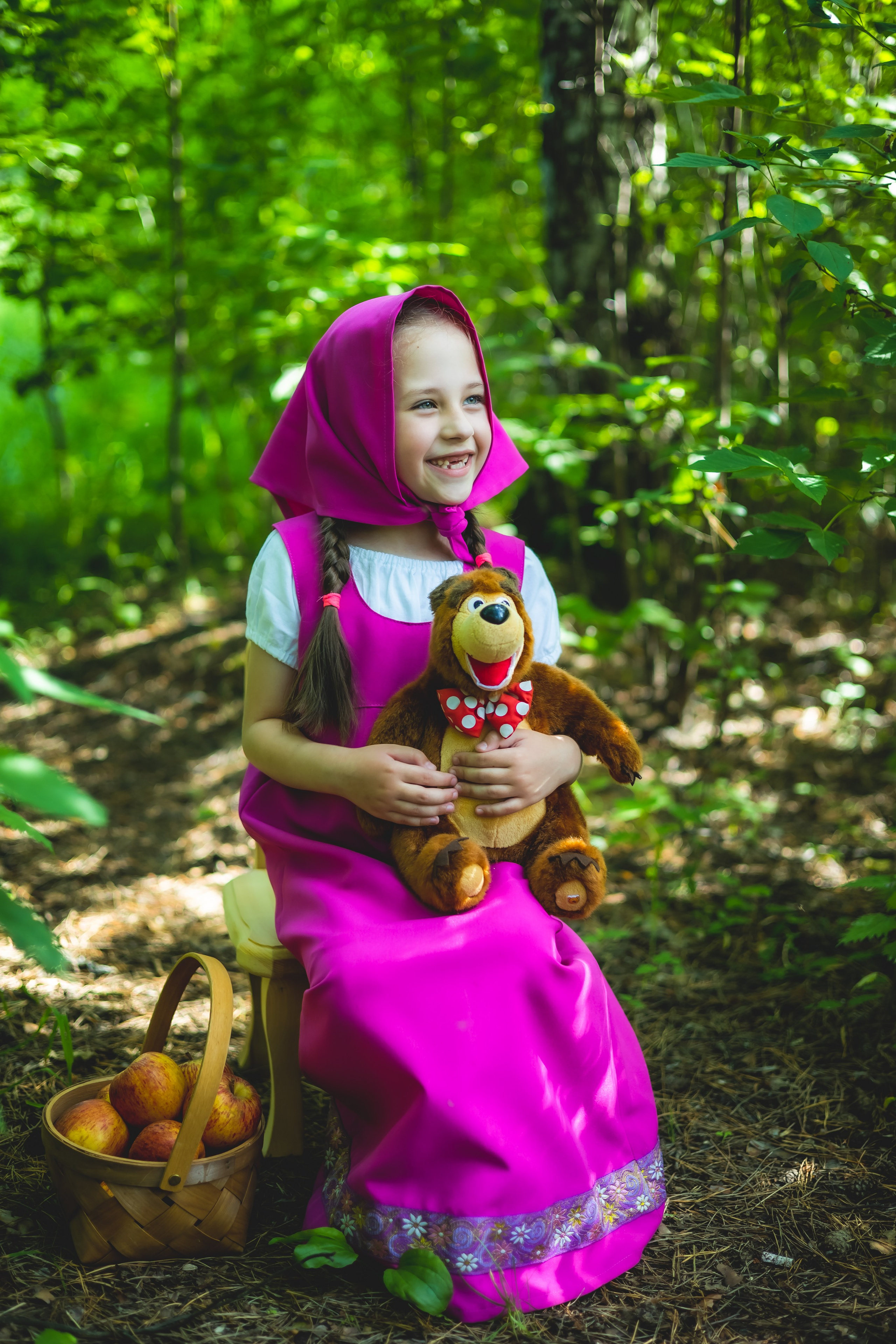 Детский фотопроект «Маша и Медведь»