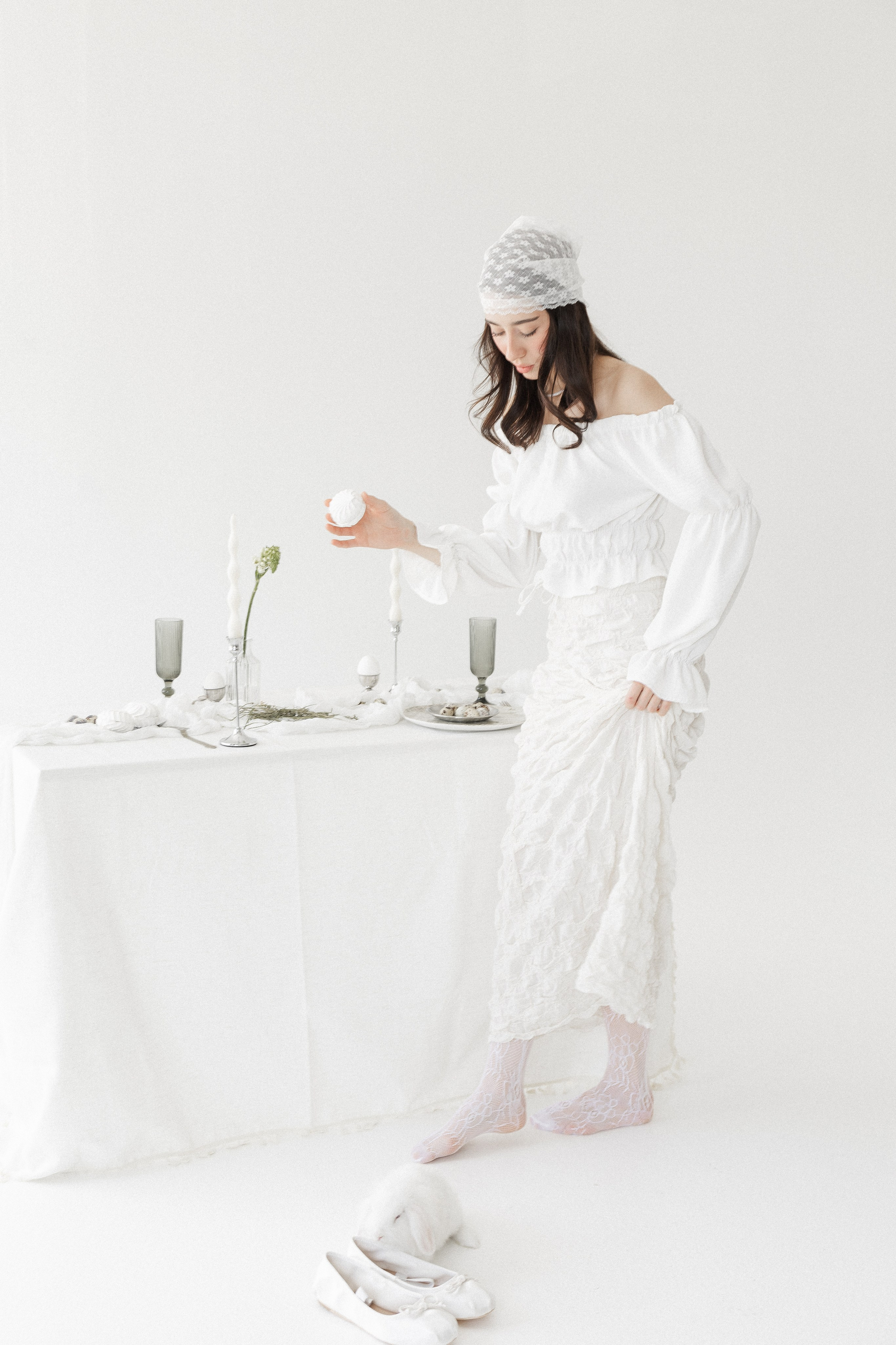 Творческая съемка к Пасхе с кроликом. Главная