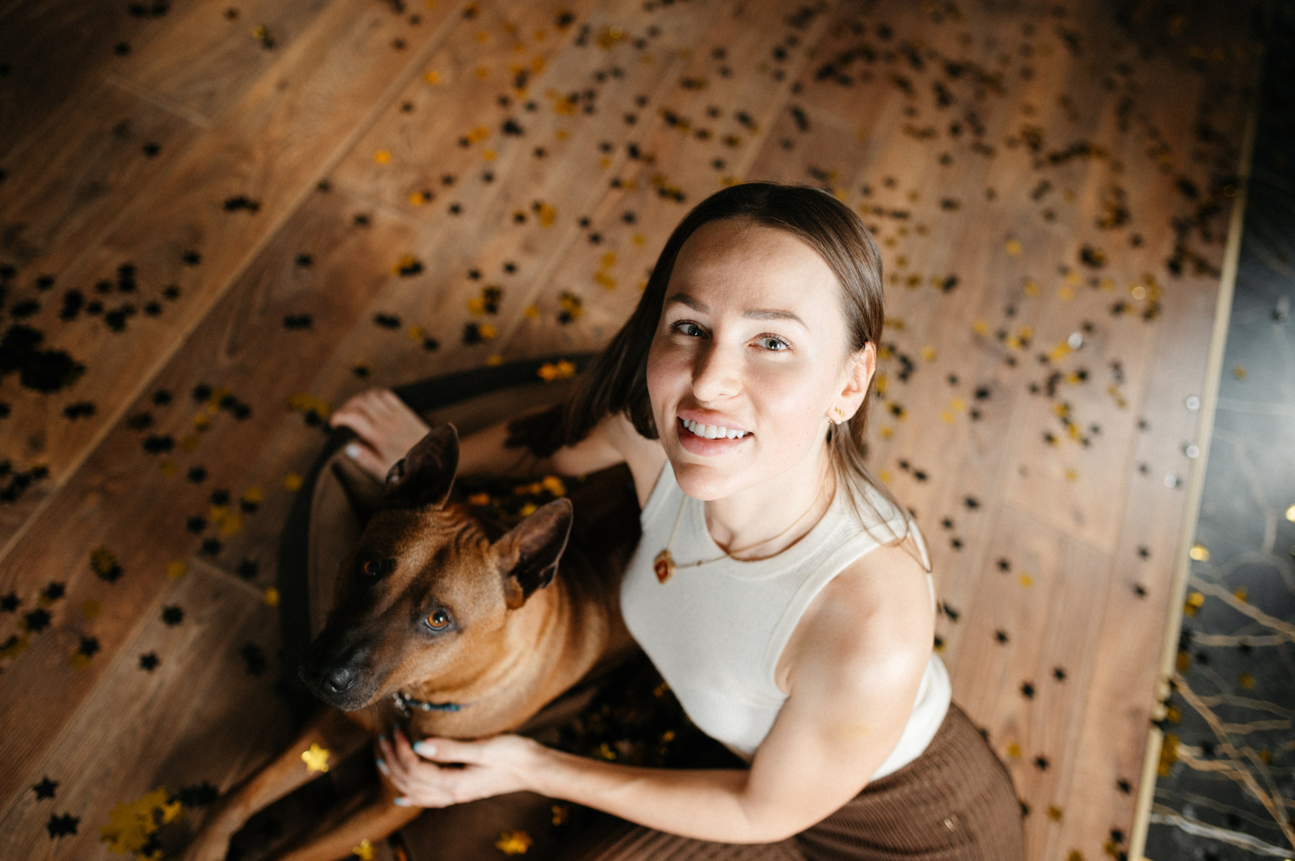 Оксана и Зевс. Фотограф анималист в Москве Ольга Агушева