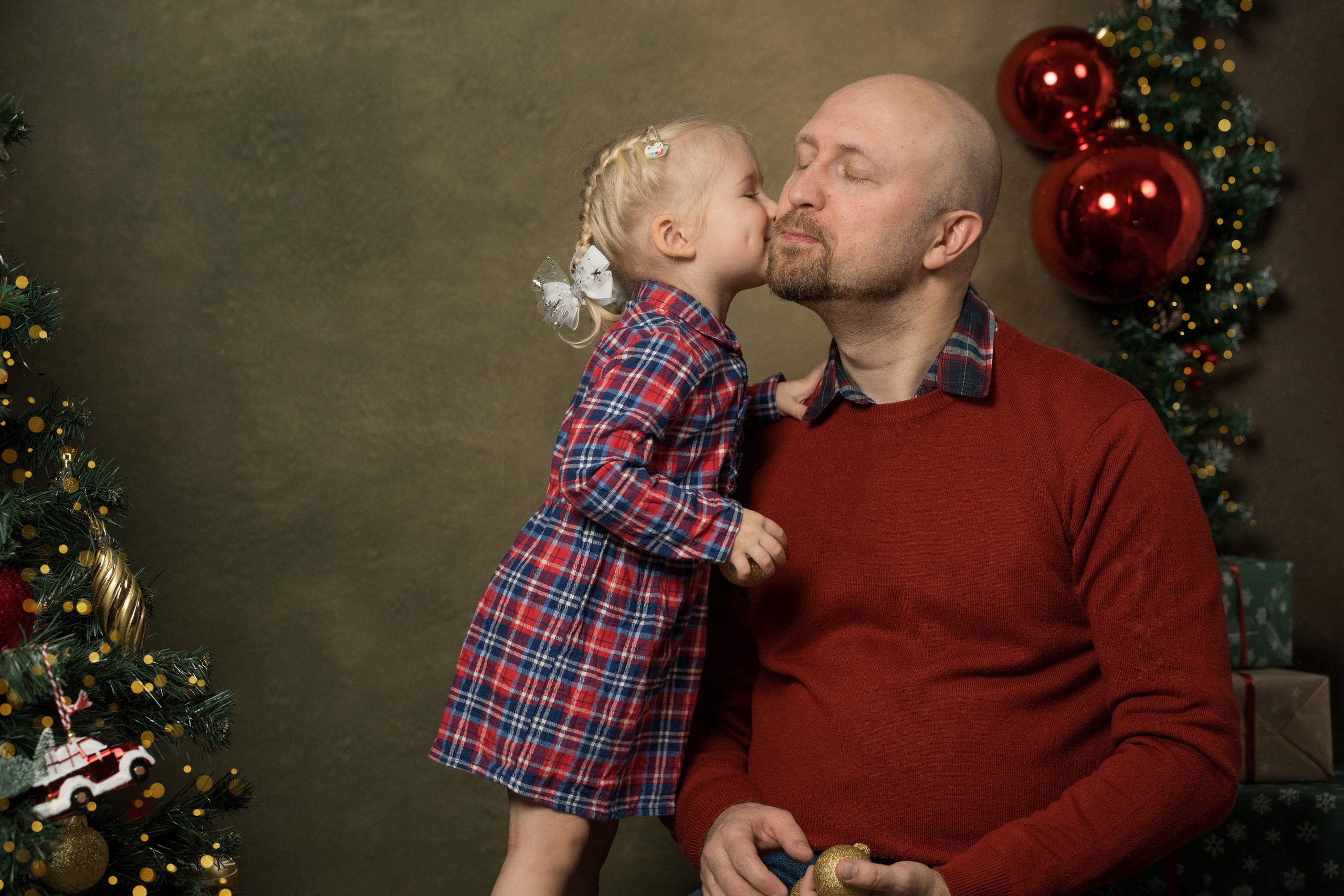 Семейная новогодняя фотосессия