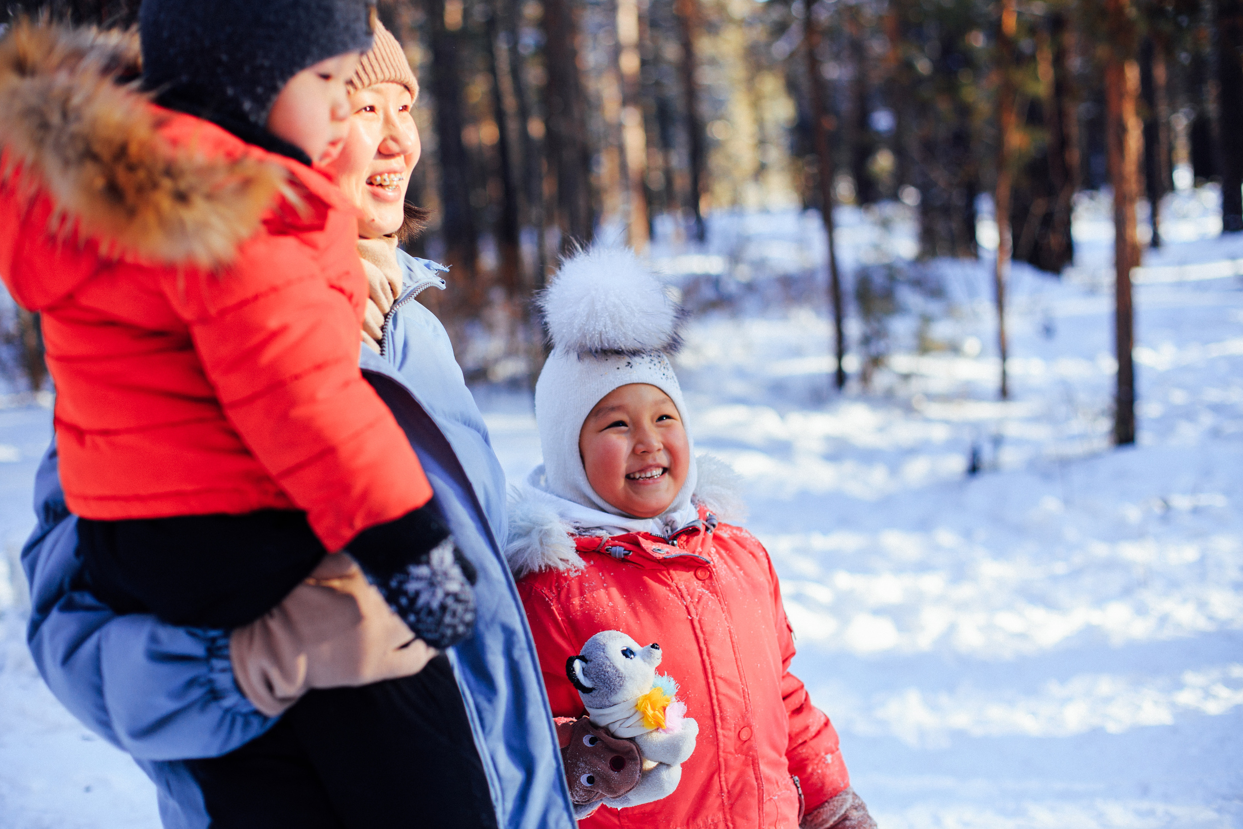 Встреча с Дедом Морозом (настоящим!). Семейный и детский фотограф в г. Улан-Удэ