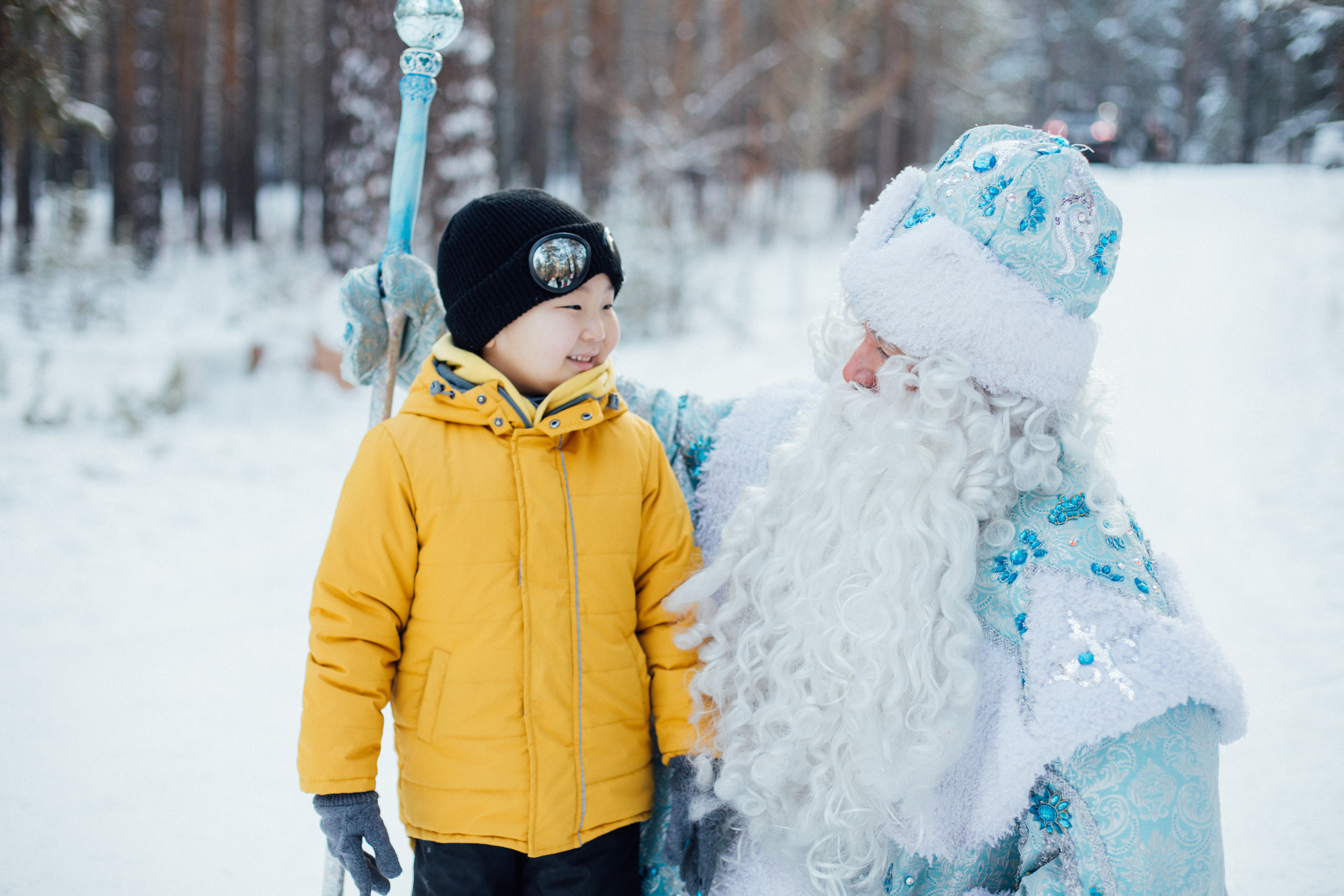 Встреча с Дедом Морозом (настоящим!). Семейный и детский фотограф в г. Улан-Удэ