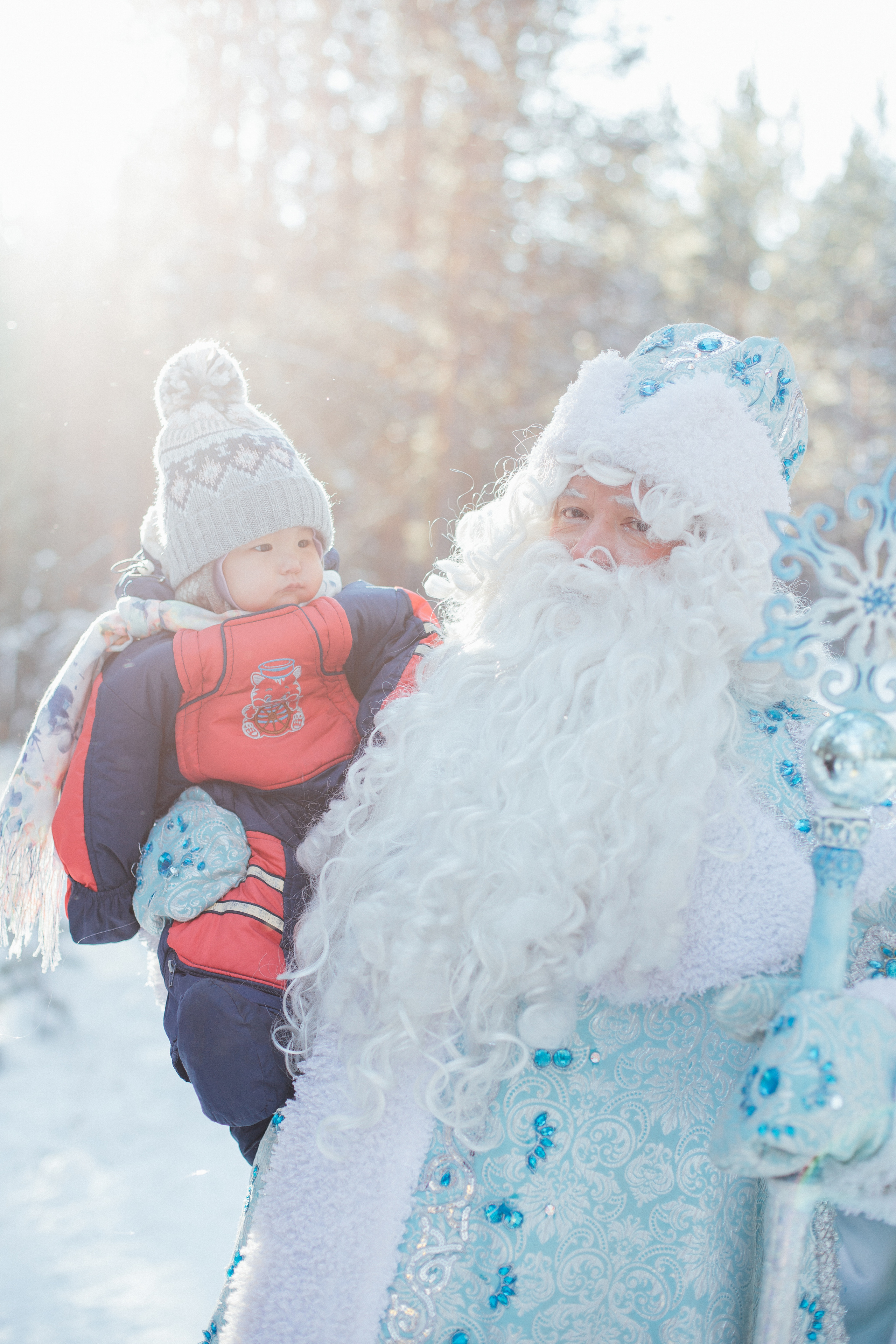 Встреча с Дедом Морозом (настоящим!). Семейный и детский фотограф в г. Улан-Удэ