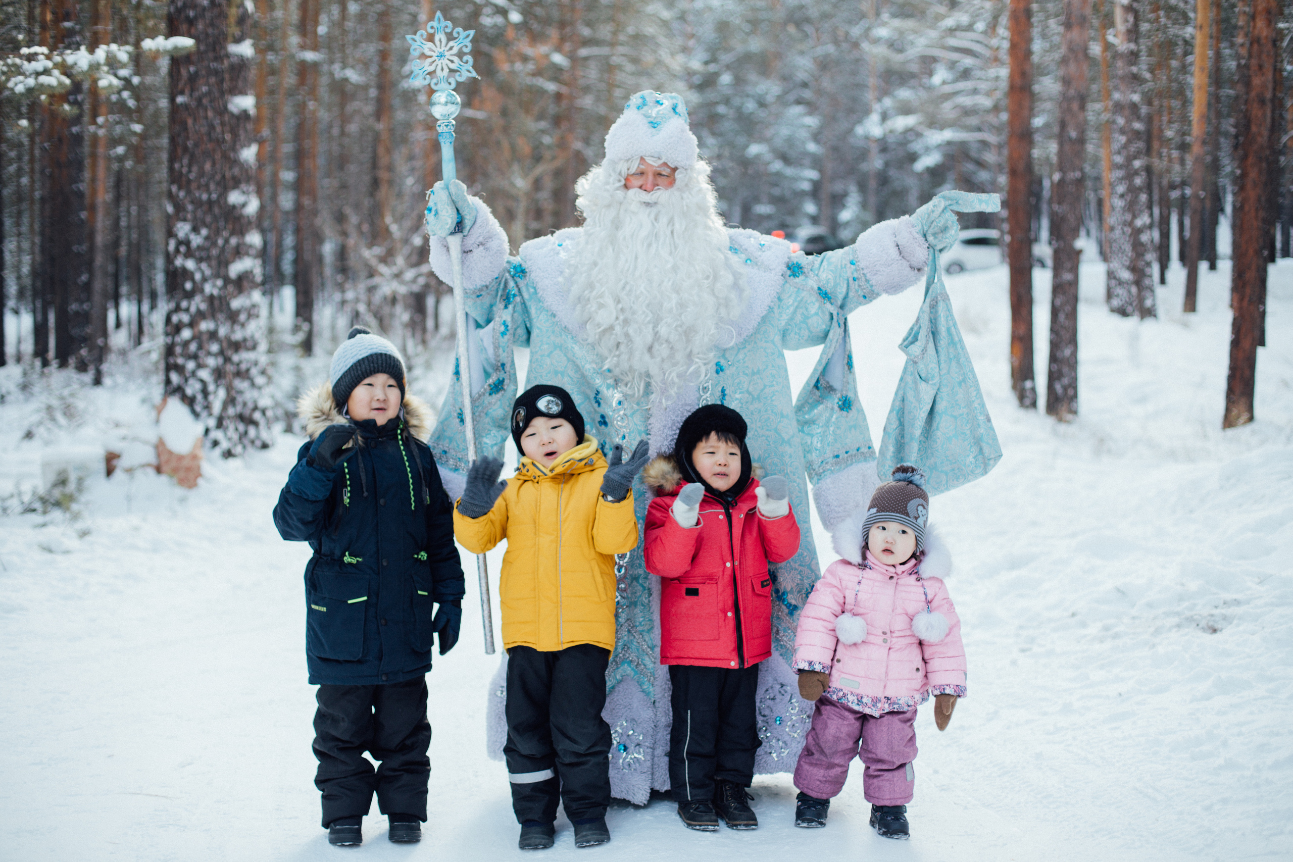 Встреча с Дедом Морозом (настоящим!). Семейный и детский фотограф в г. Улан-Удэ