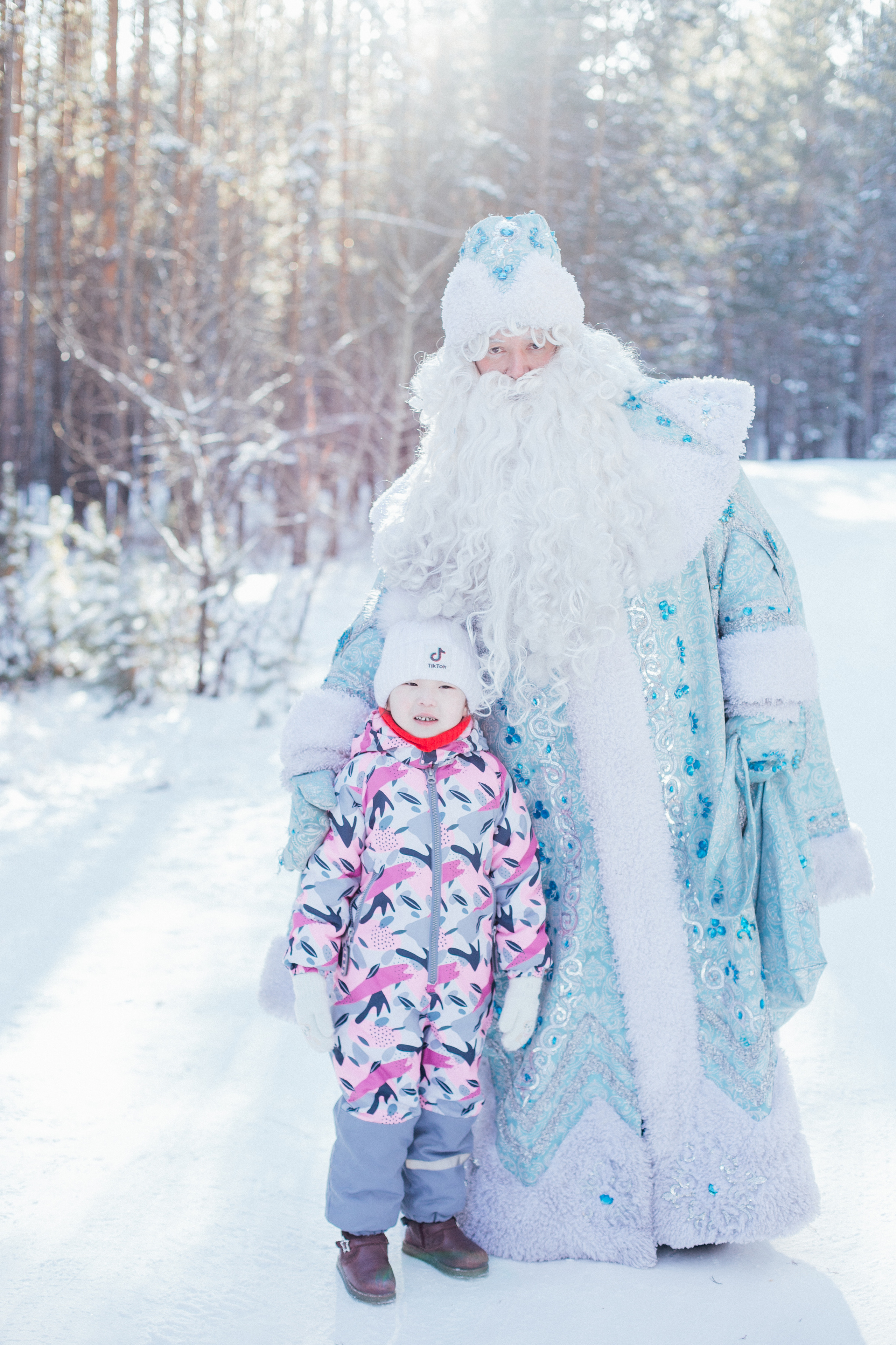 Встреча с Дедом Морозом (настоящим!). Семейный и детский фотограф в г. Улан-Удэ