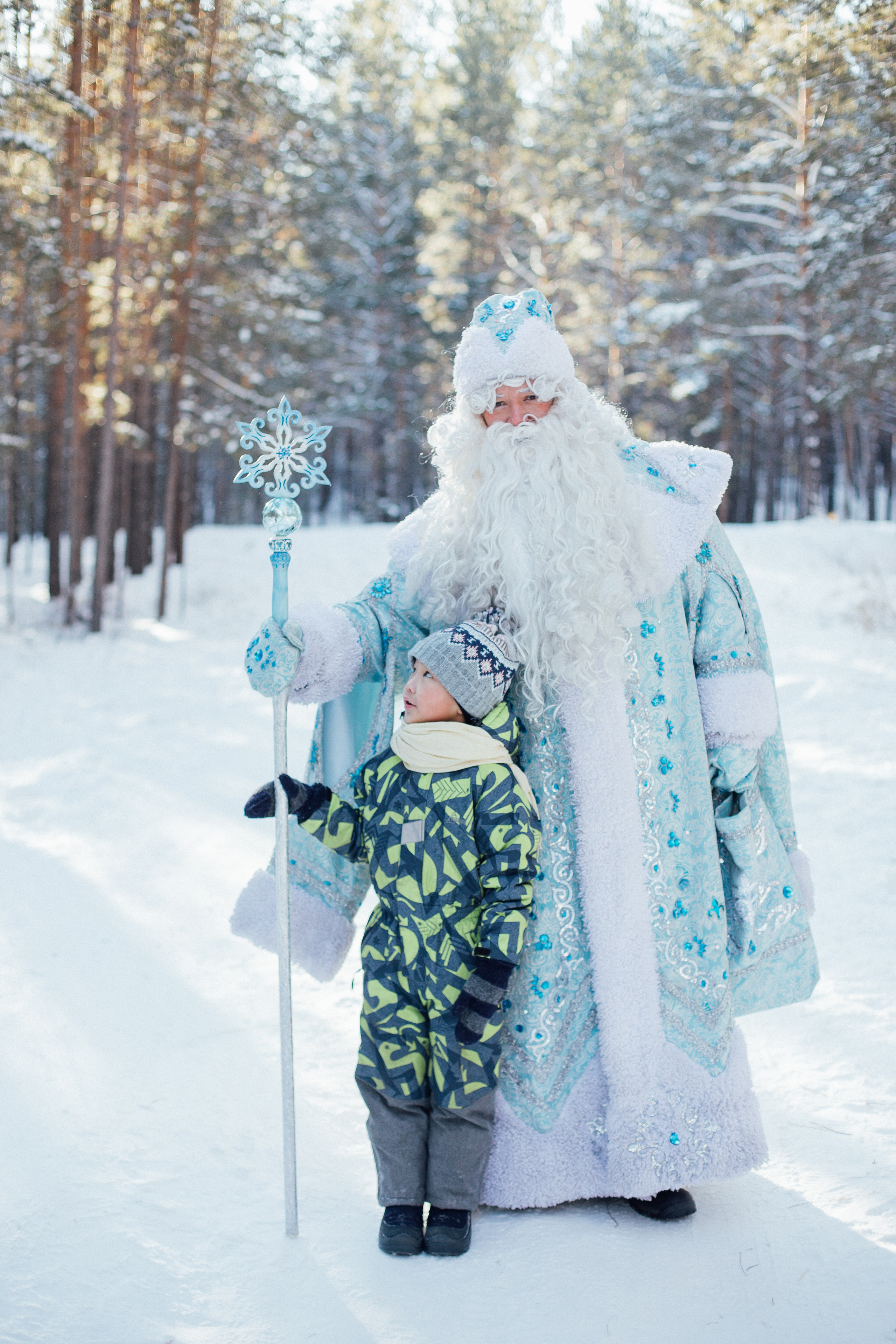 Встреча с Дедом Морозом (настоящим!). Семейный и детский фотограф в г. Улан-Удэ