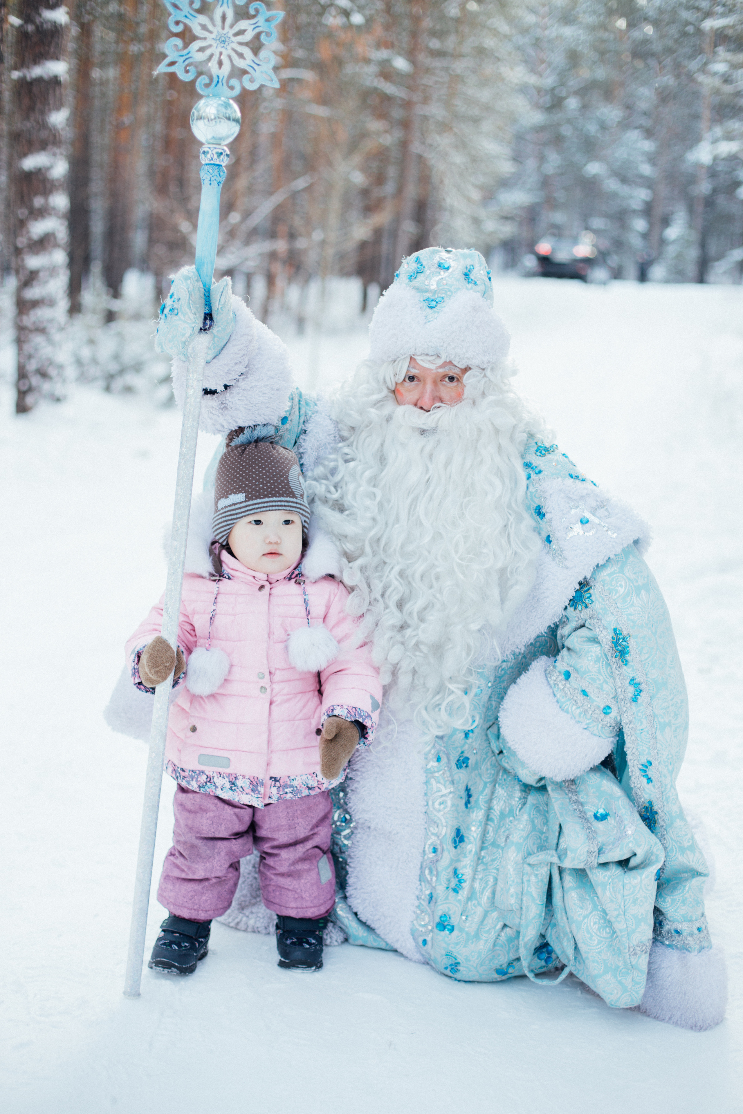 Встреча с Дедом Морозом (настоящим!). Семейный и детский фотограф в г. Улан-Удэ