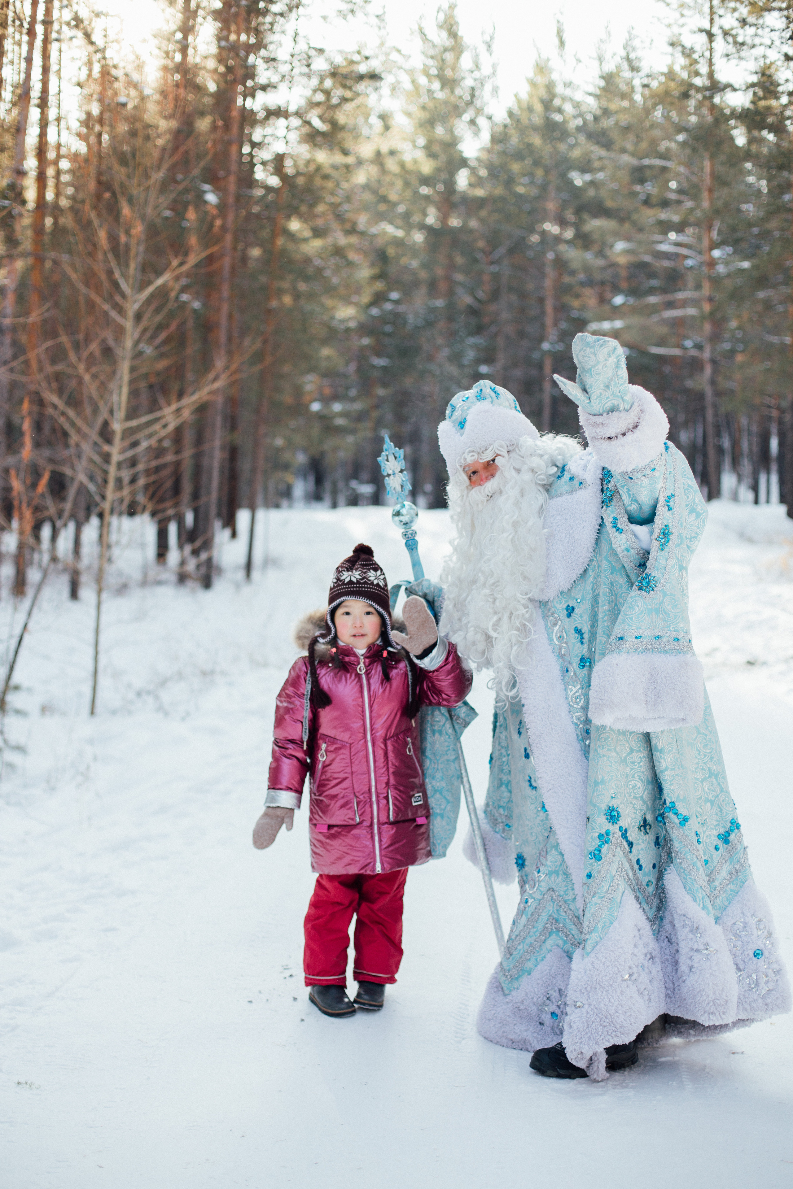Встреча с Дедом Морозом (настоящим!). Семейный и детский фотограф в г. Улан-Удэ