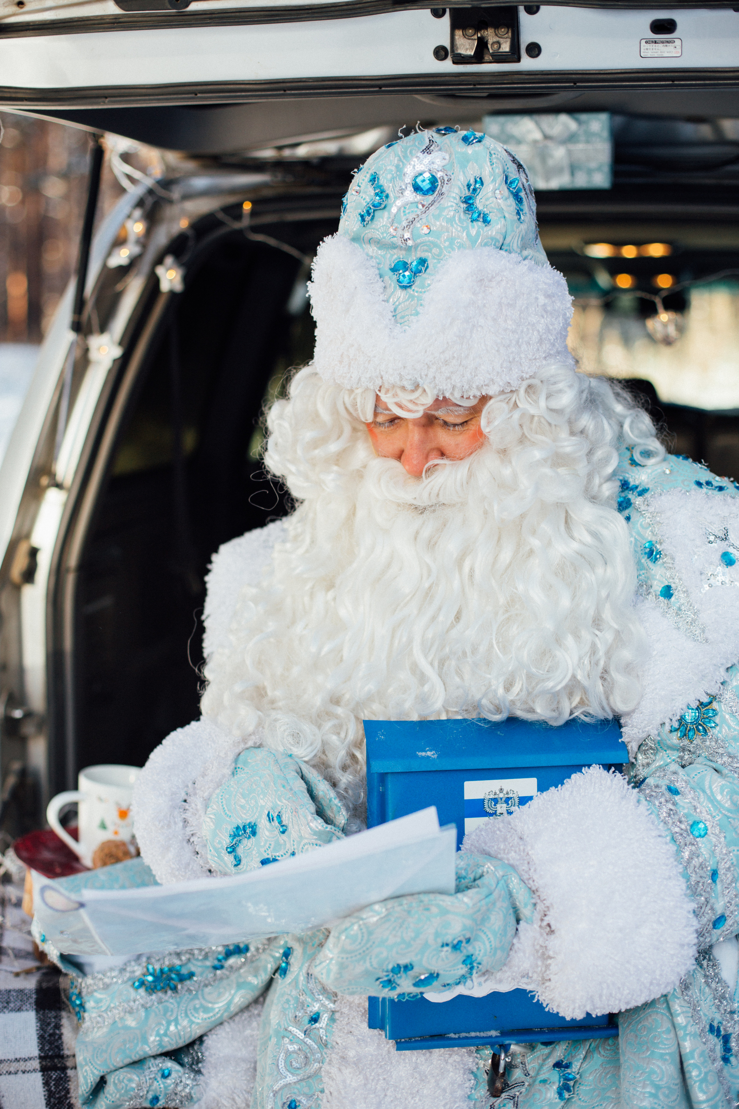 Встреча с Дедом Морозом (настоящим!). Семейный и детский фотограф в г. Улан-Удэ