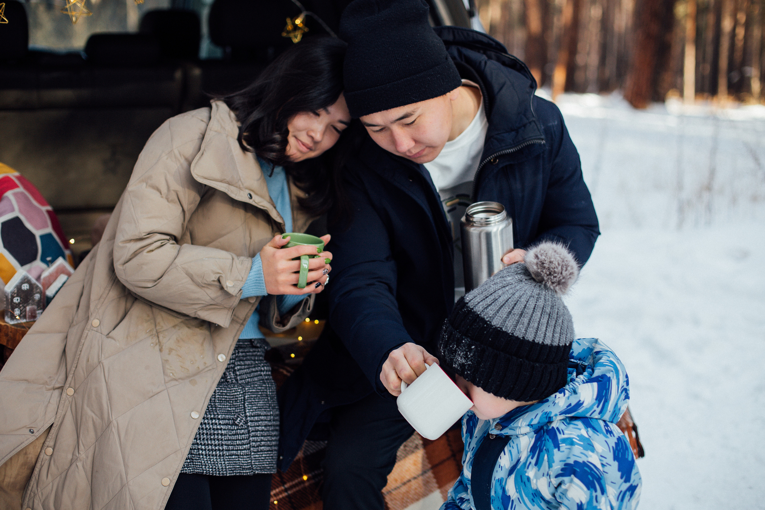 Зимний пикник. Семейный и детский фотограф в г. Улан-Удэ