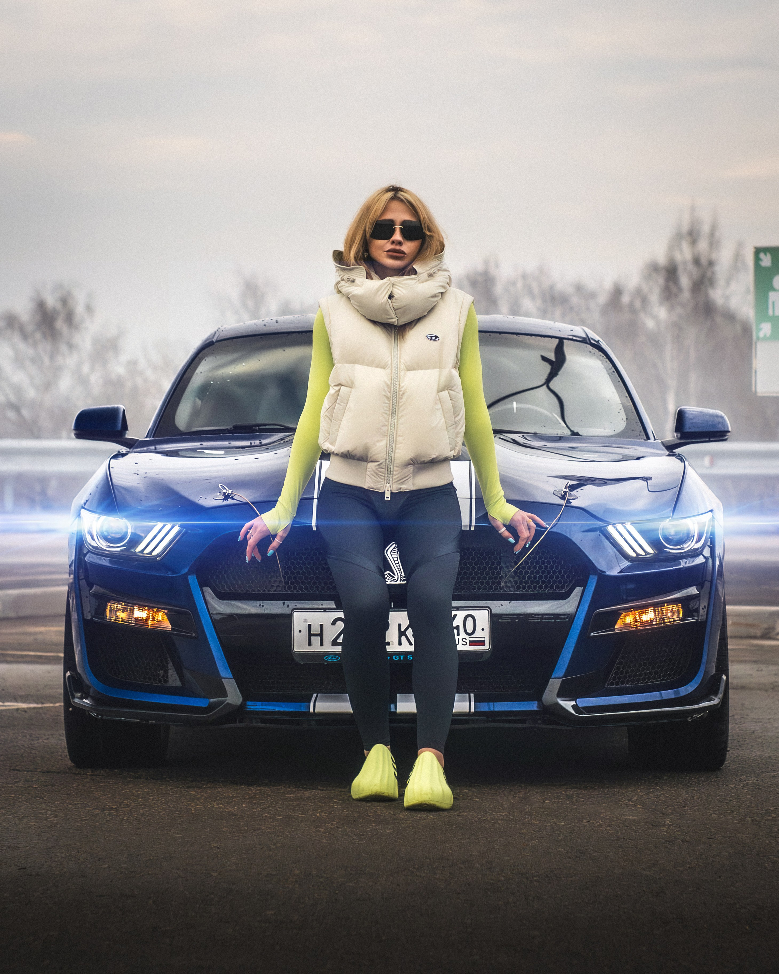 SHELBY GT500. Автомобильный фотограф в Москве