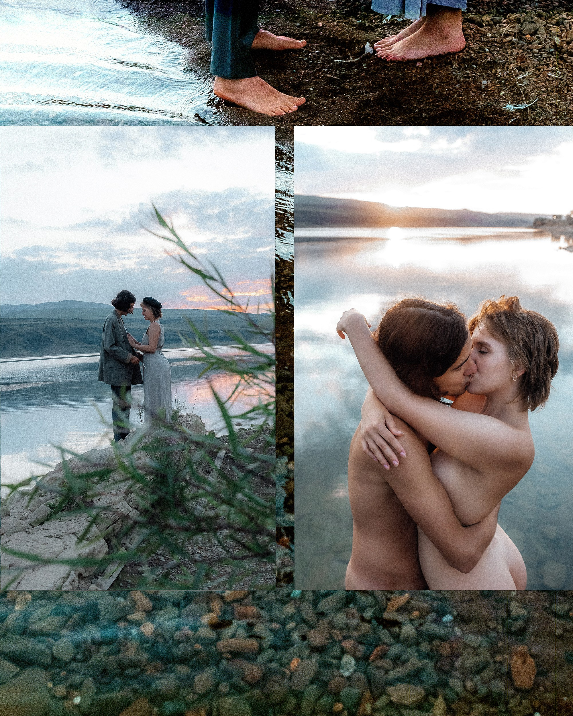 Лавстори парная фотосессия у воды. Свадебный фотограф Грузия Тбилиси