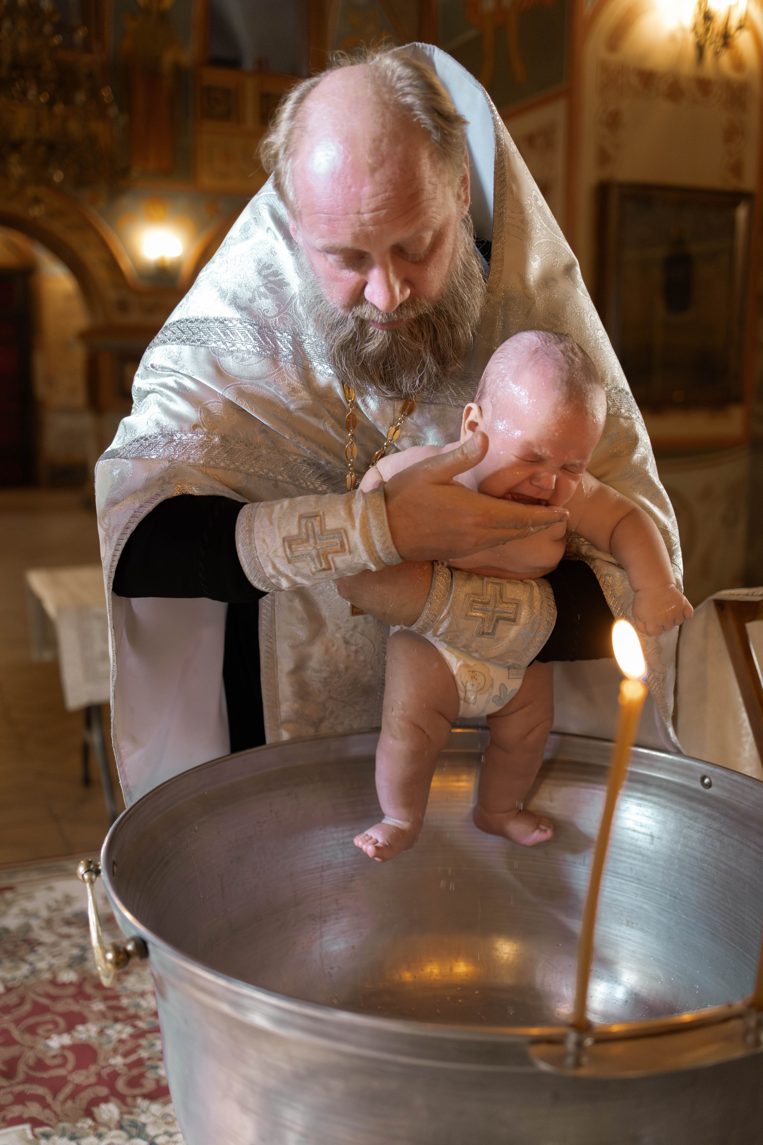 Таинство Крещения Евгения. Фотограф новорождённых Newborn Москва