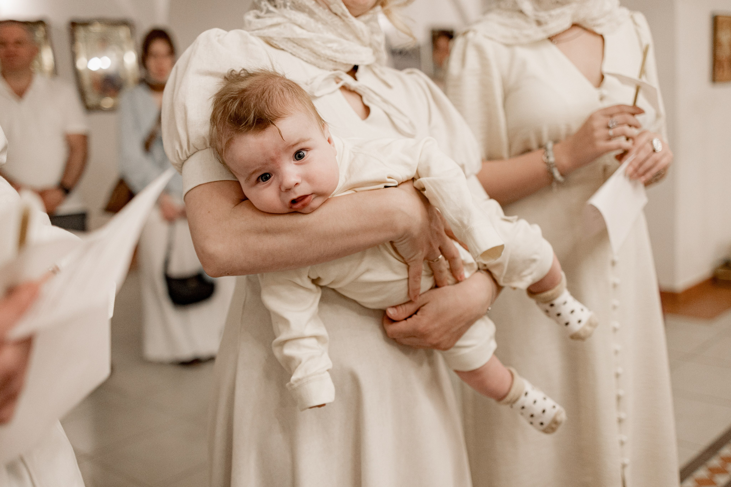 Таинство Крещения Саши. Фотограф новорождённых Newborn Москва