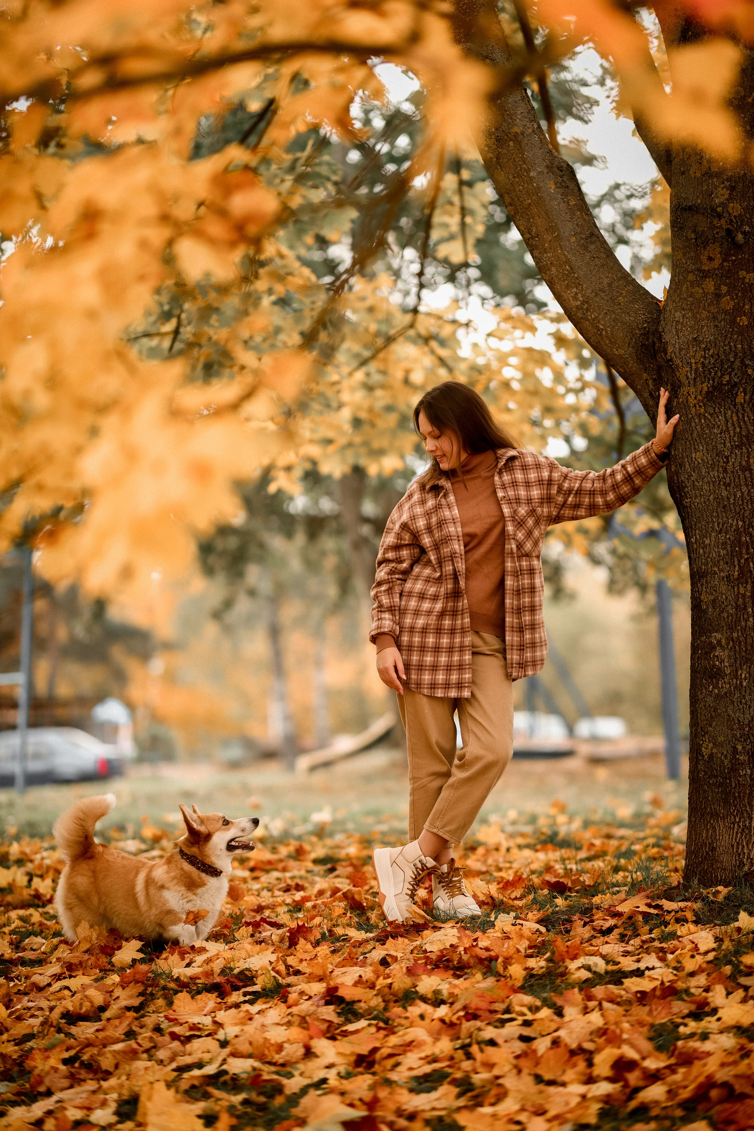 Съёмка с любимым четвероногим другом Ульяна и Фрося. Свадебный фотограф Беларусь Ольга Козыренко