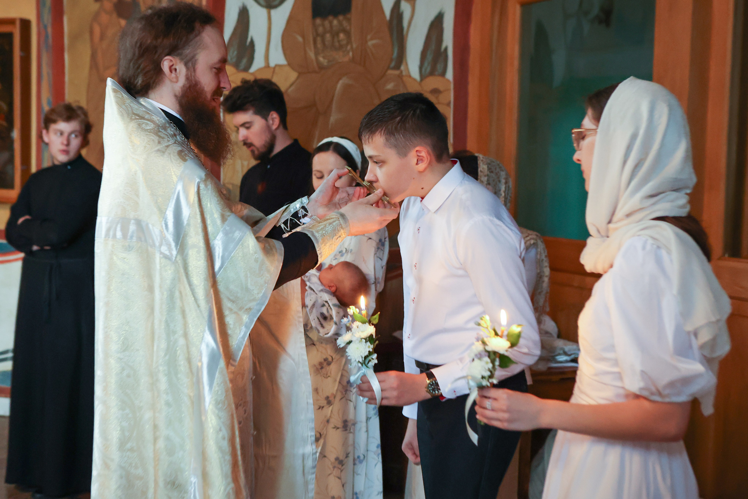 Крещение, Свято-Троицкая Сергиева Лавра. Фотограф новорожденных. Детский и семейный фотограф Марьяна Юдина