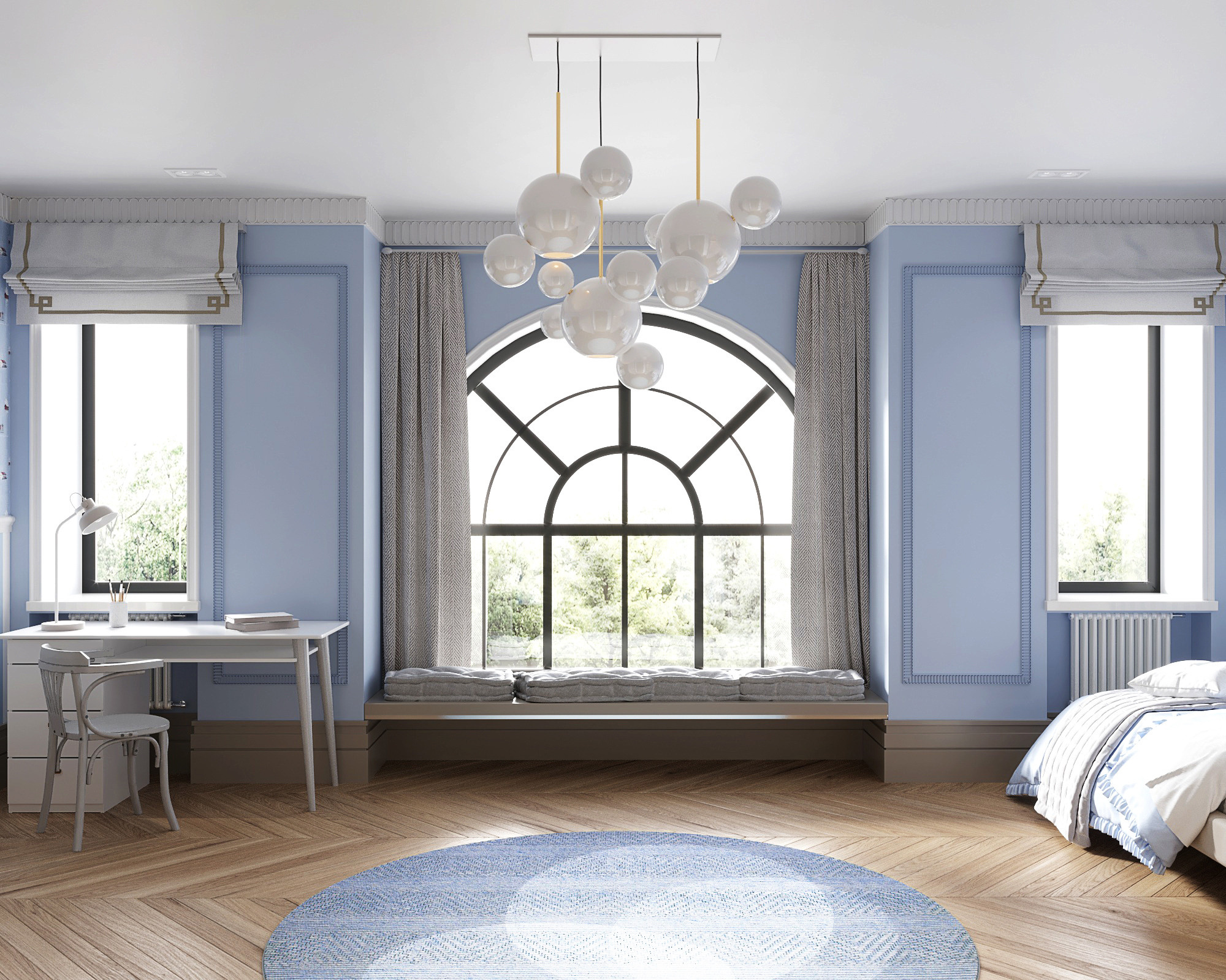 КП Ричмонд. Дом 450 кв. м. Чугунова Анастасия. Дизайн интерьеров и архитектурное проектирование