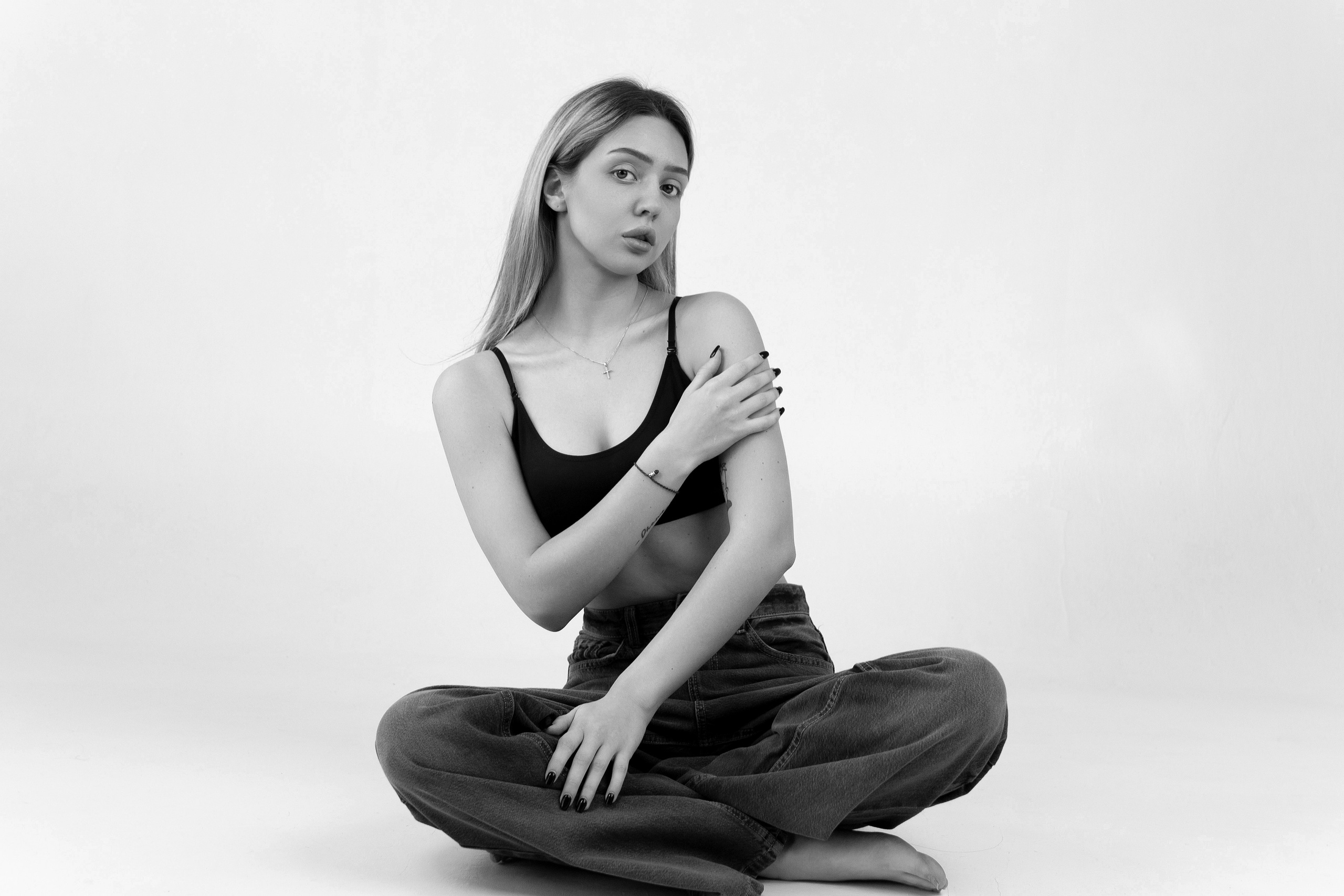 модельная фотосессия в ЧБ Уфа