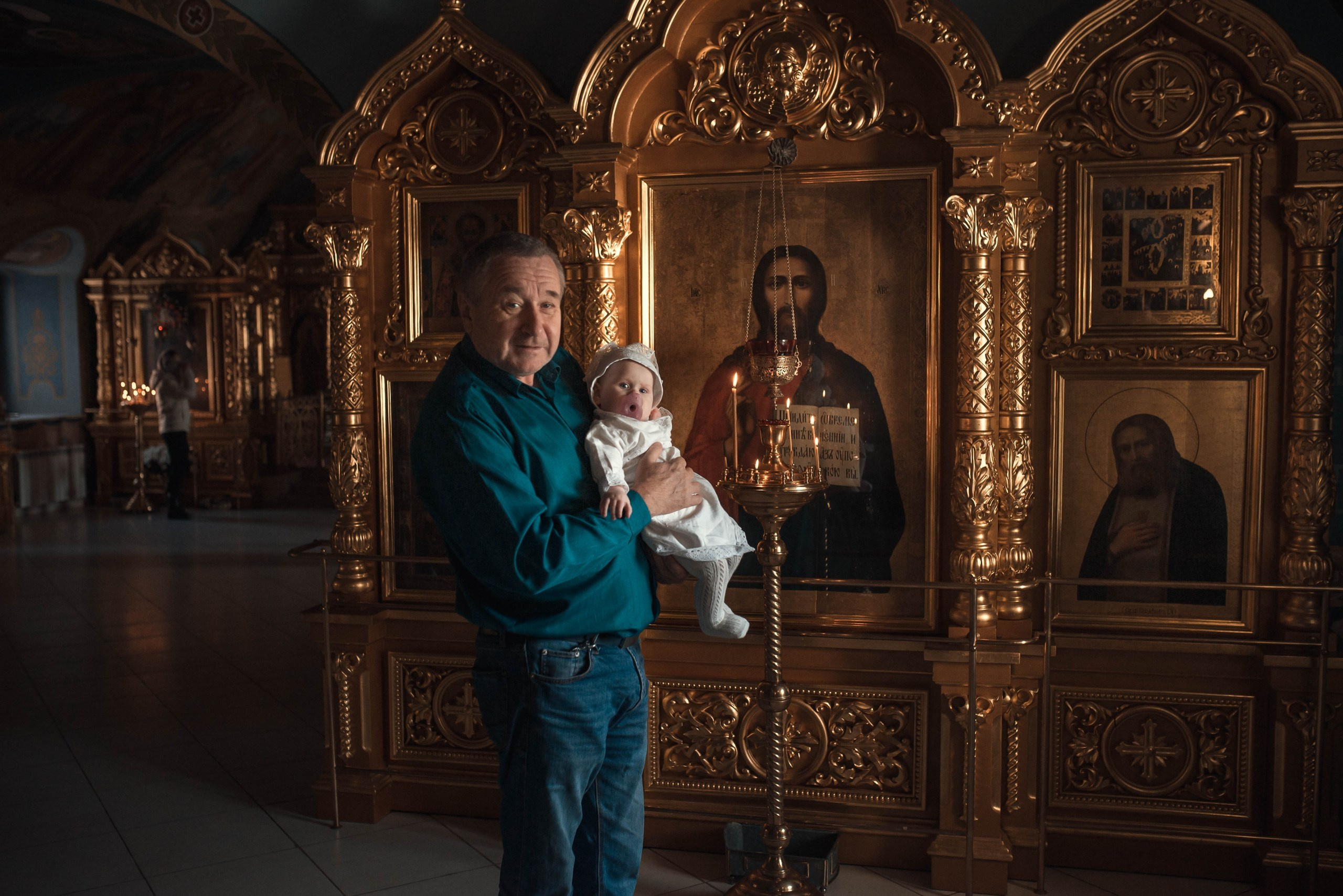 Крещение Екатерины в Троицком соборе Саратова. Фотограф на крещение в Саратове Марина Грушина