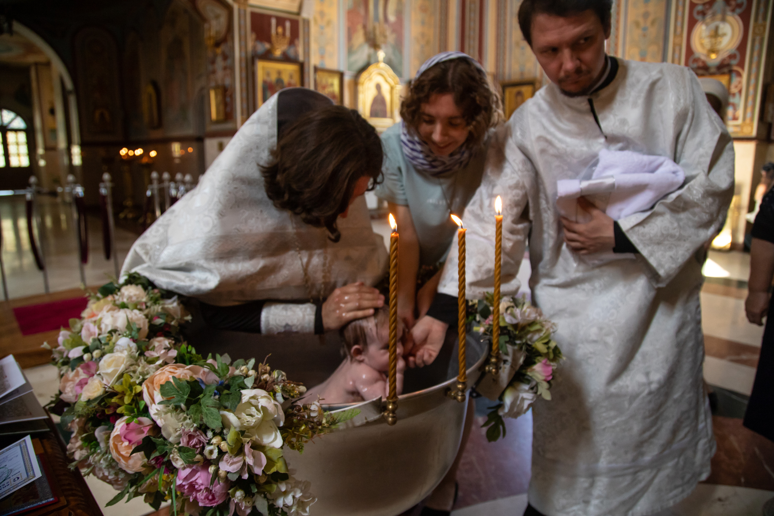 Таинство крещения Олечки в храме кн.Владимира. Фотограф Сочи, Адлер, Красная Поляна — Вероника Радченко