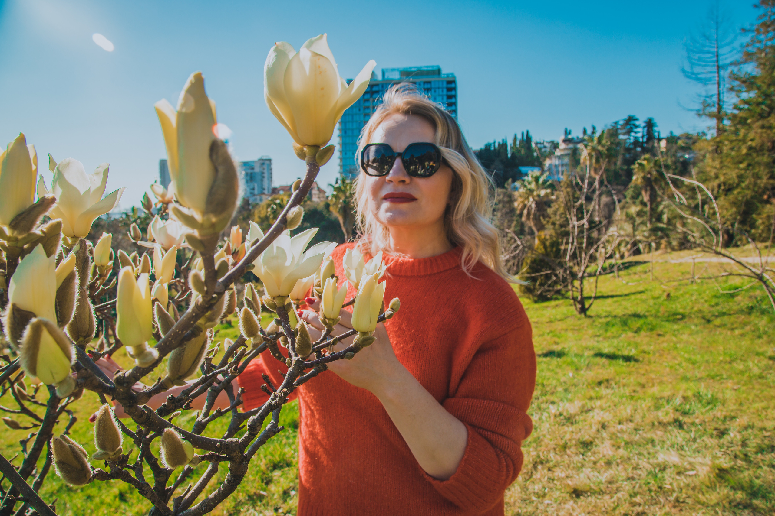 Весенний Дендрарий. Прогулка Светланы и Дмитрия. Фотограф Сочи, Адлер, Красная Поляна — Вероника Радченко