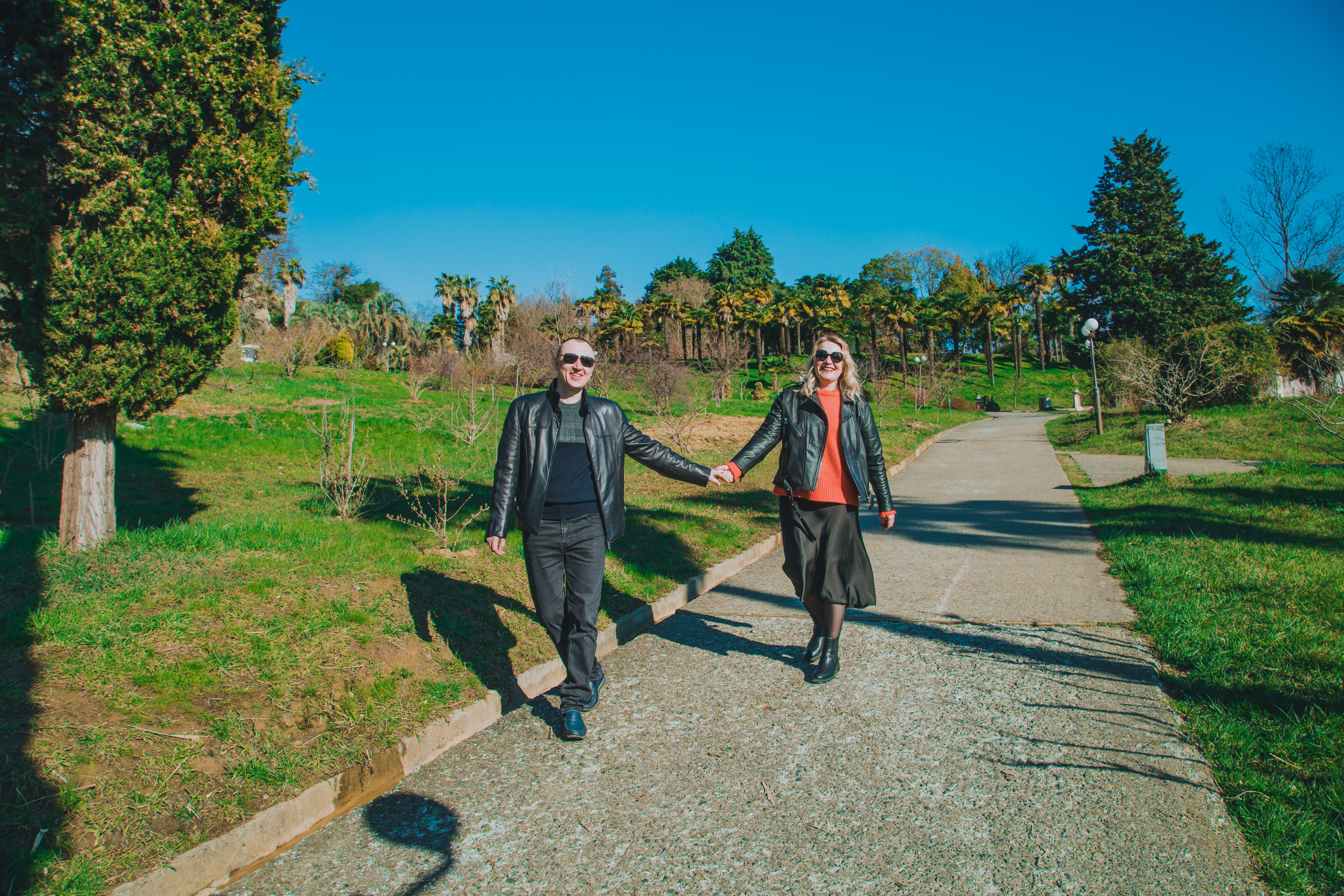 Весенний Дендрарий. Прогулка Светланы и Дмитрия. Фотограф Сочи, Адлер, Красная Поляна — Вероника Радченко