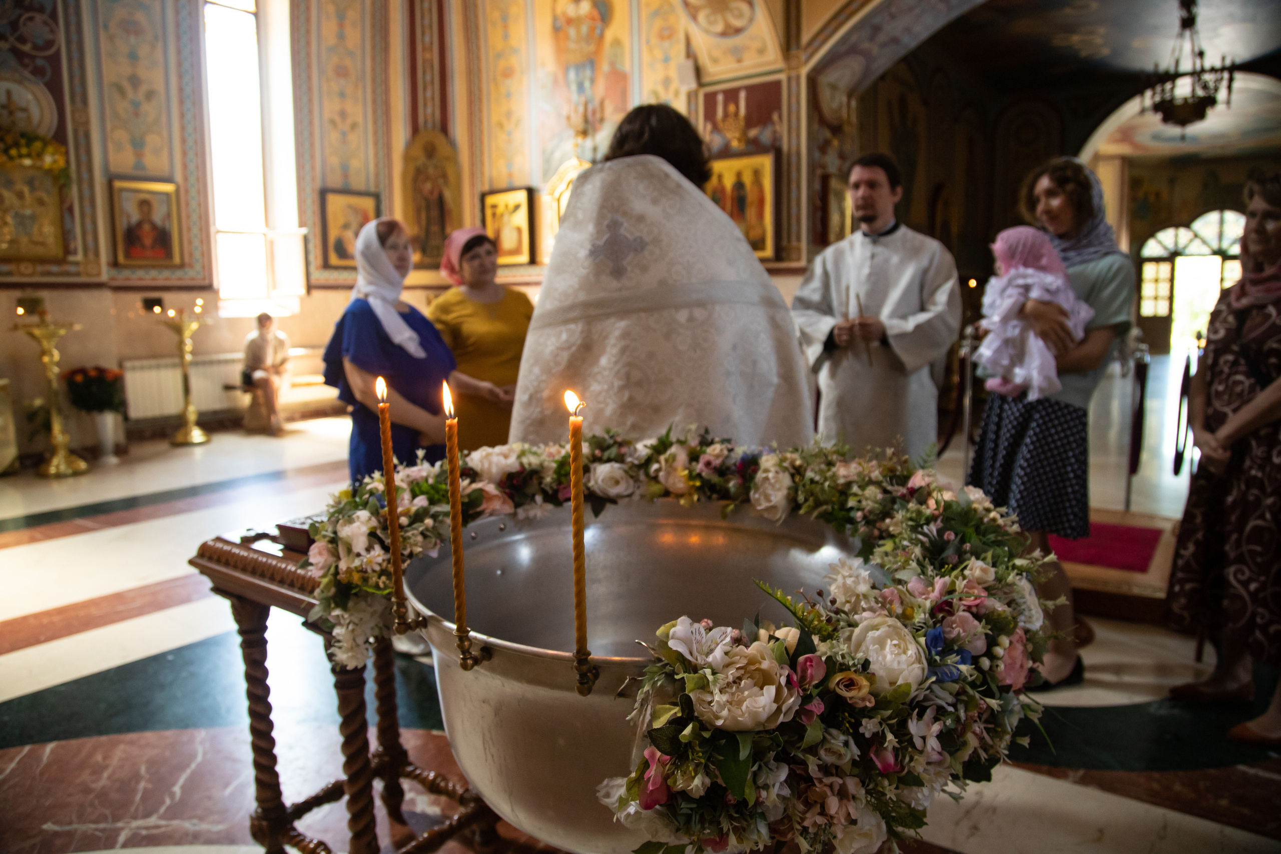 Таинство крещения Олечки в храме кн.Владимира. Фотограф Сочи, Адлер, Красная Поляна — Вероника Радченко