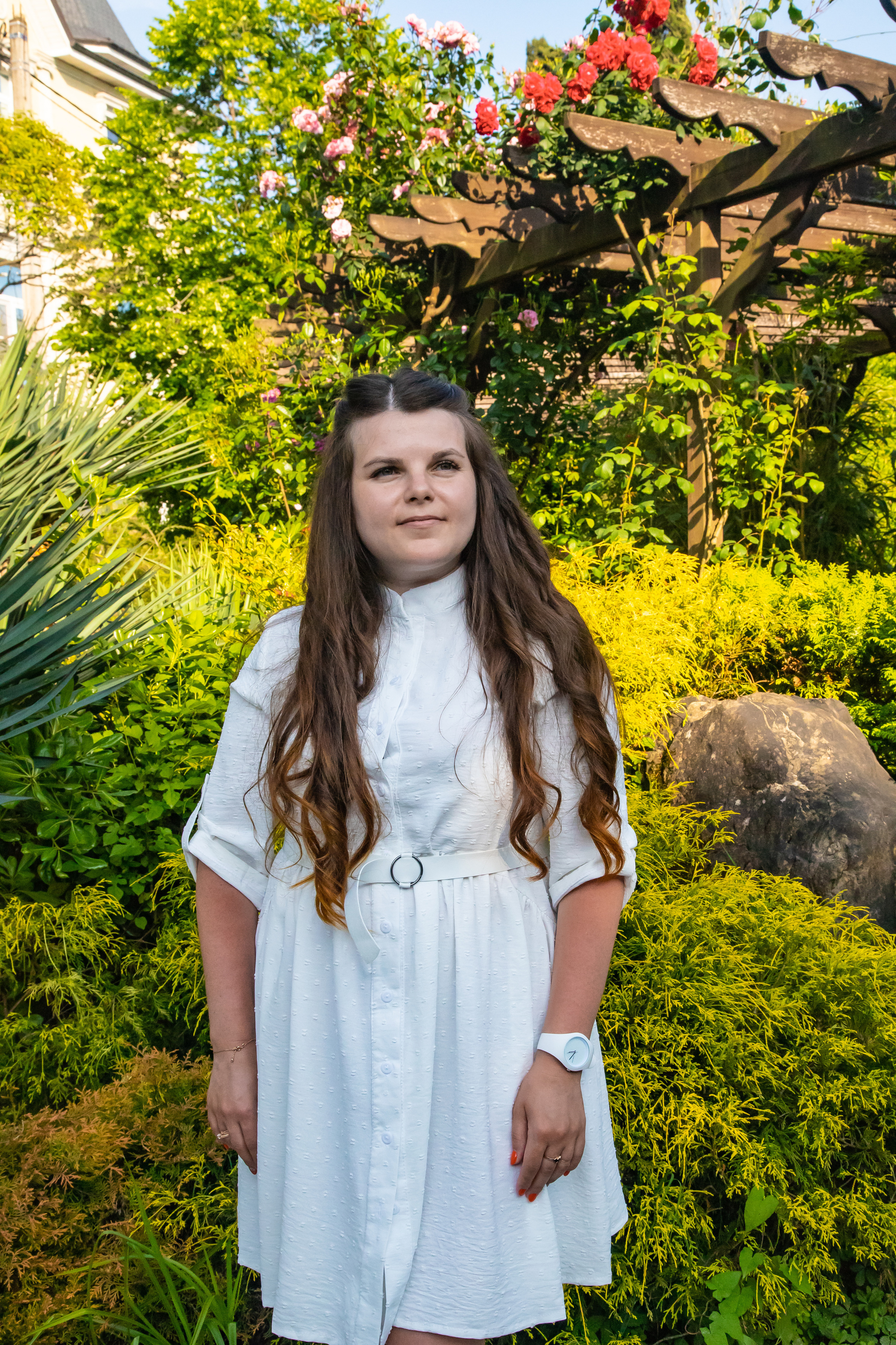 Елена со своей любимой, большой семьёй на сквере за Зимним театром и у моря. Фотограф Сочи, Адлер, Красная Поляна — Вероника Радченко