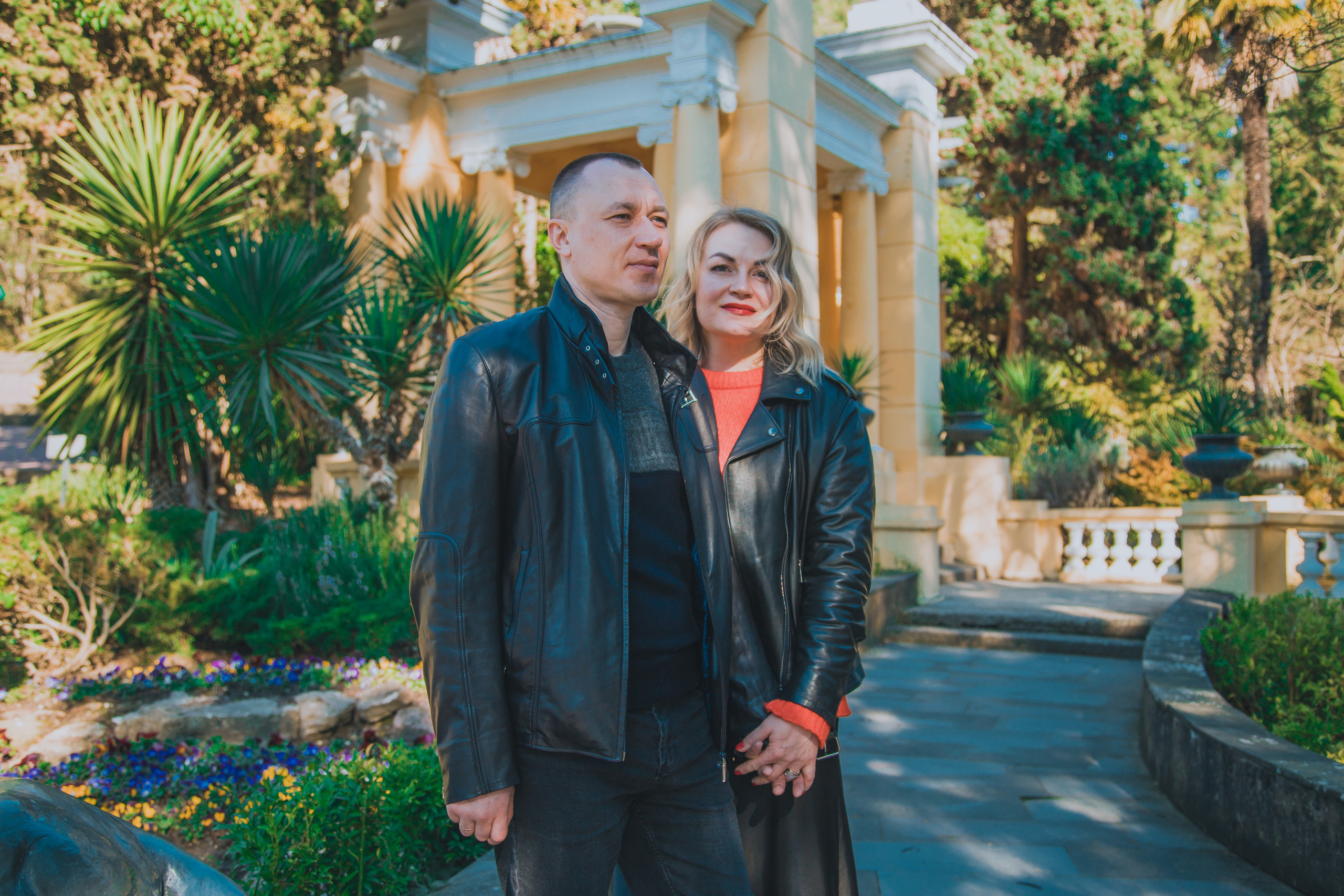 Весенний Дендрарий. Прогулка Светланы и Дмитрия. Фотограф Сочи, Адлер, Красная Поляна — Вероника Радченко