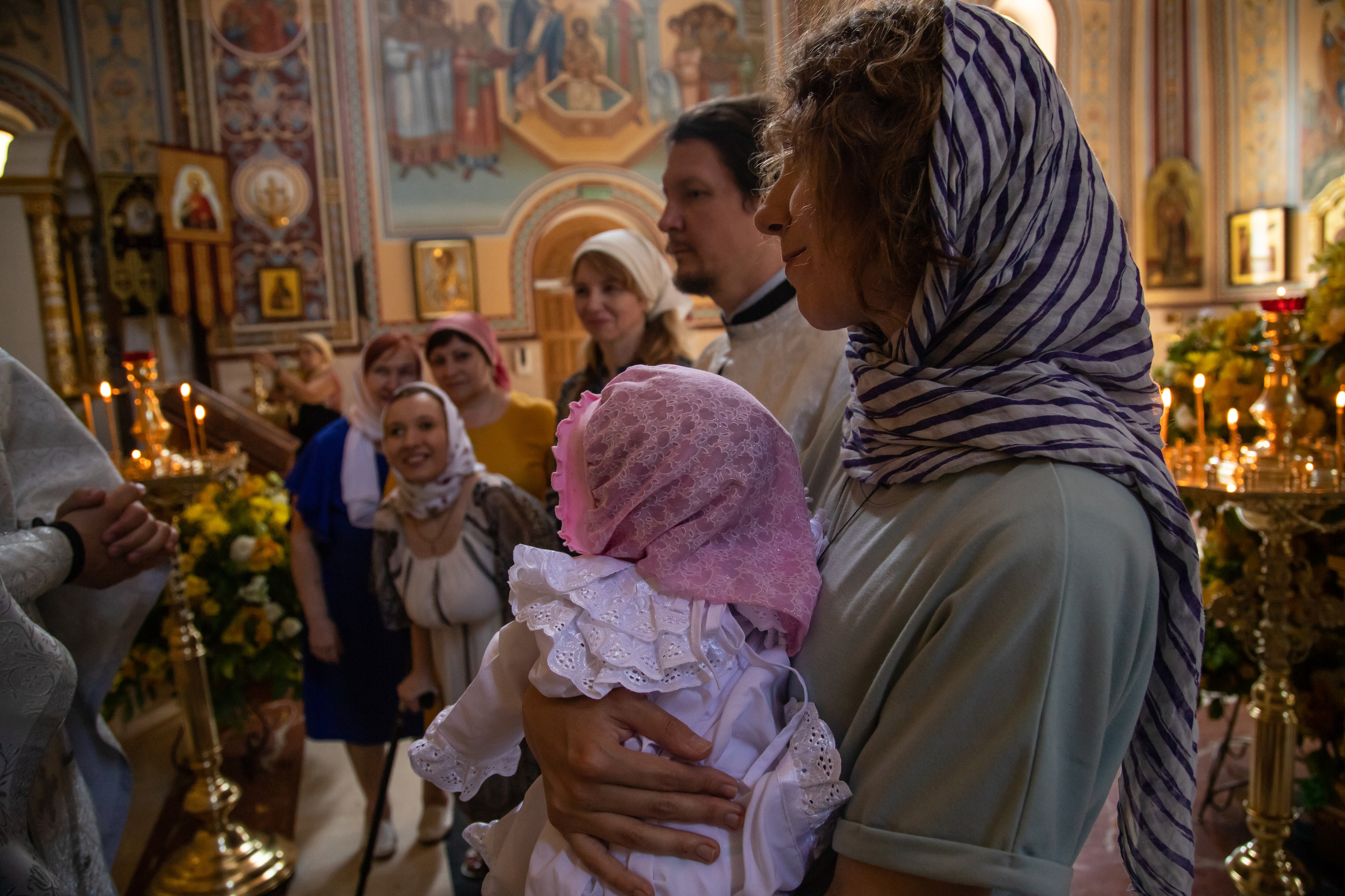 Таинство крещения Олечки в храме кн.Владимира. Фотограф Сочи, Адлер, Красная Поляна — Вероника Радченко