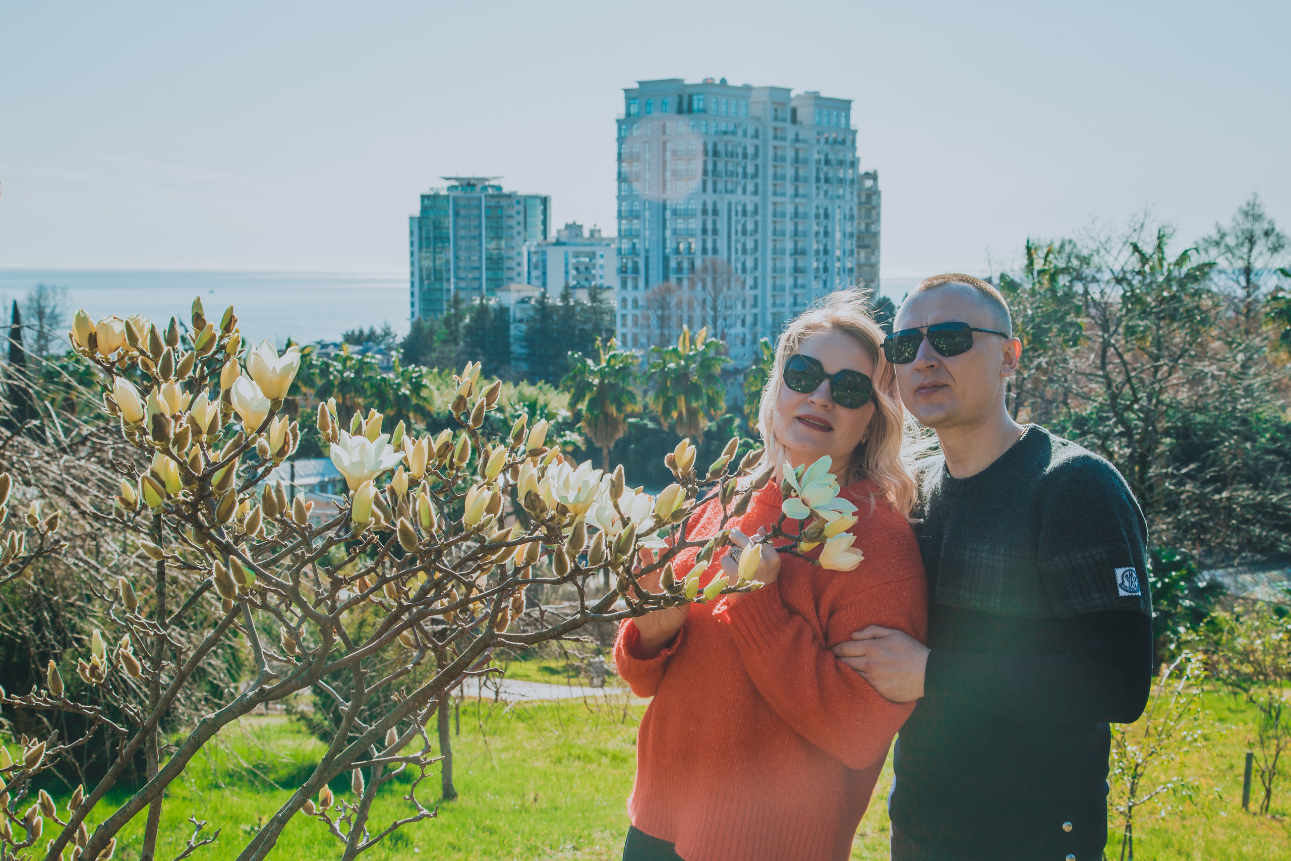 Весенний Дендрарий. Прогулка Светланы и Дмитрия. Фотограф Сочи, Адлер, Красная Поляна — Вероника Радченко