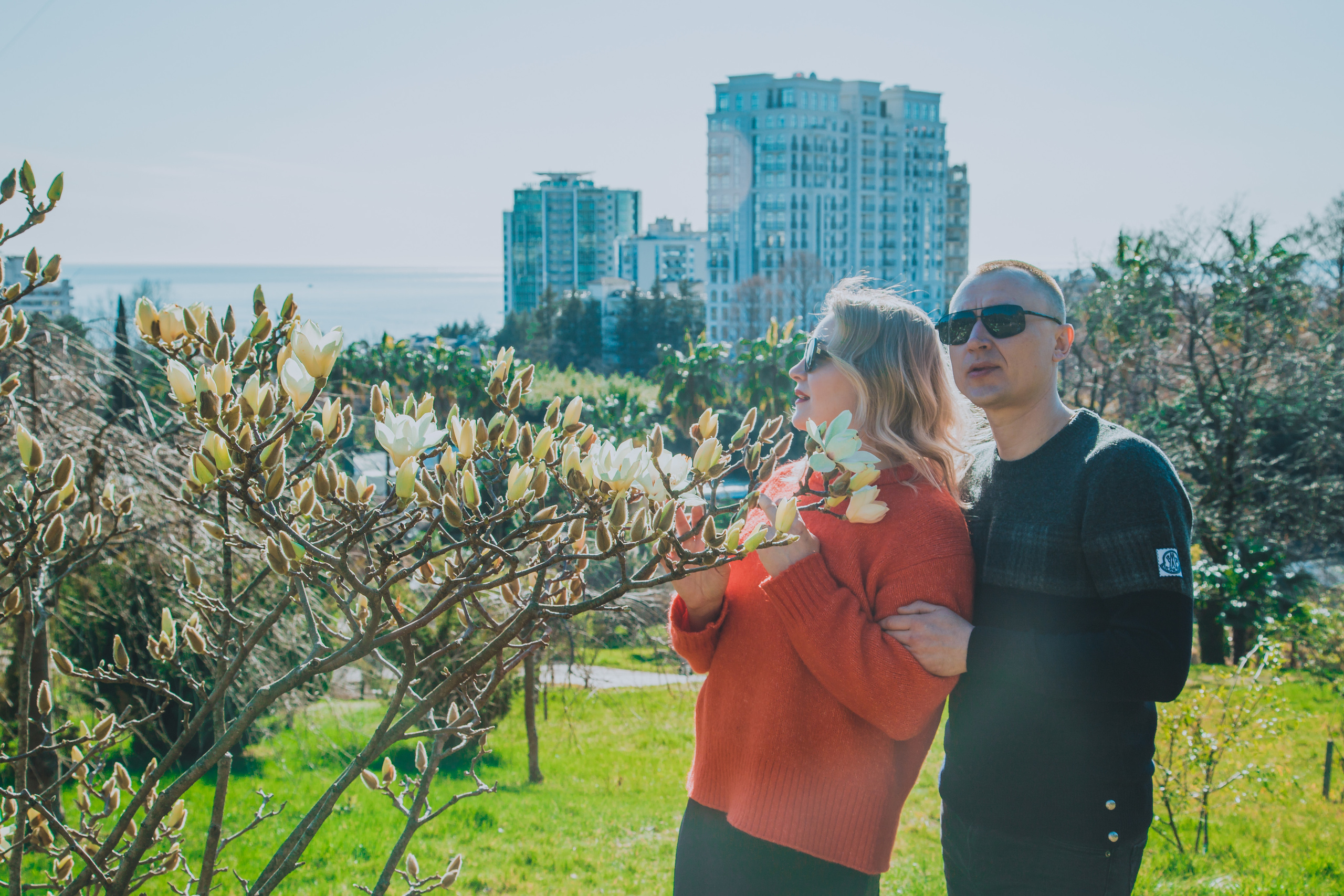 Весенний Дендрарий. Прогулка Светланы и Дмитрия. Фотограф Сочи, Адлер, Красная Поляна — Вероника Радченко