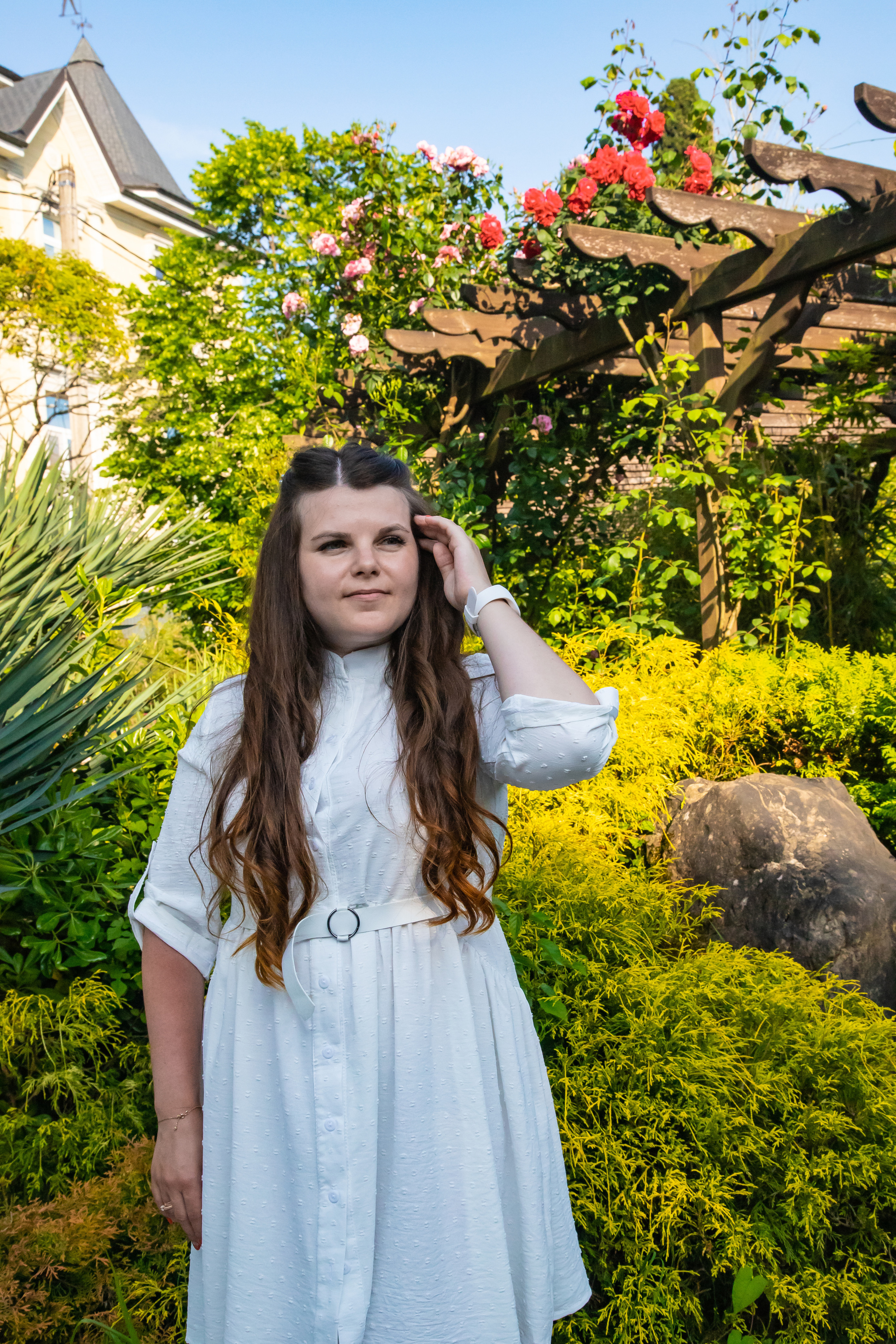 Елена со своей любимой, большой семьёй на сквере за Зимним театром и у моря. Фотограф Сочи, Адлер, Красная Поляна — Вероника Радченко