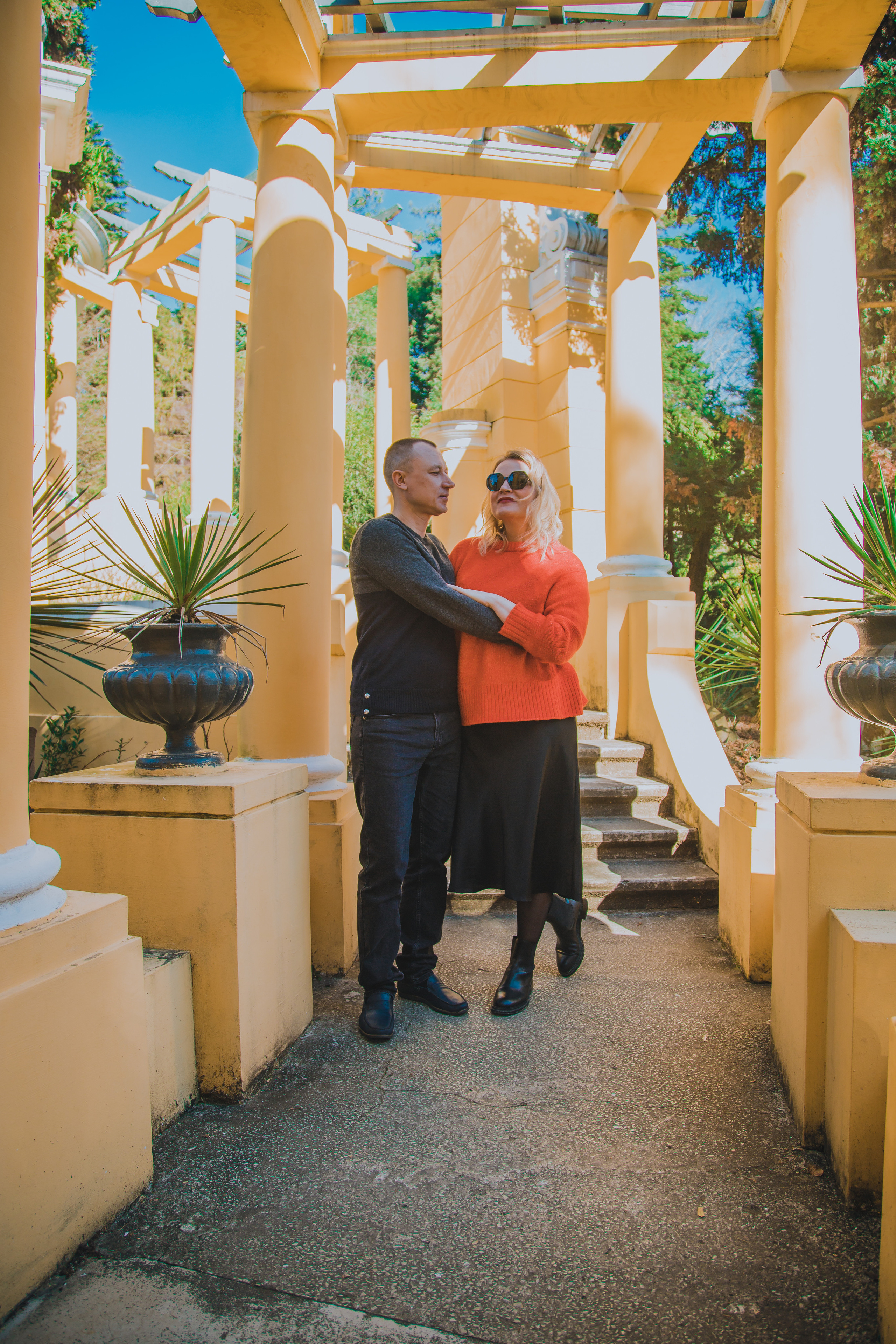 Весенний Дендрарий. Прогулка Светланы и Дмитрия. Фотограф Сочи, Адлер, Красная Поляна — Вероника Радченко