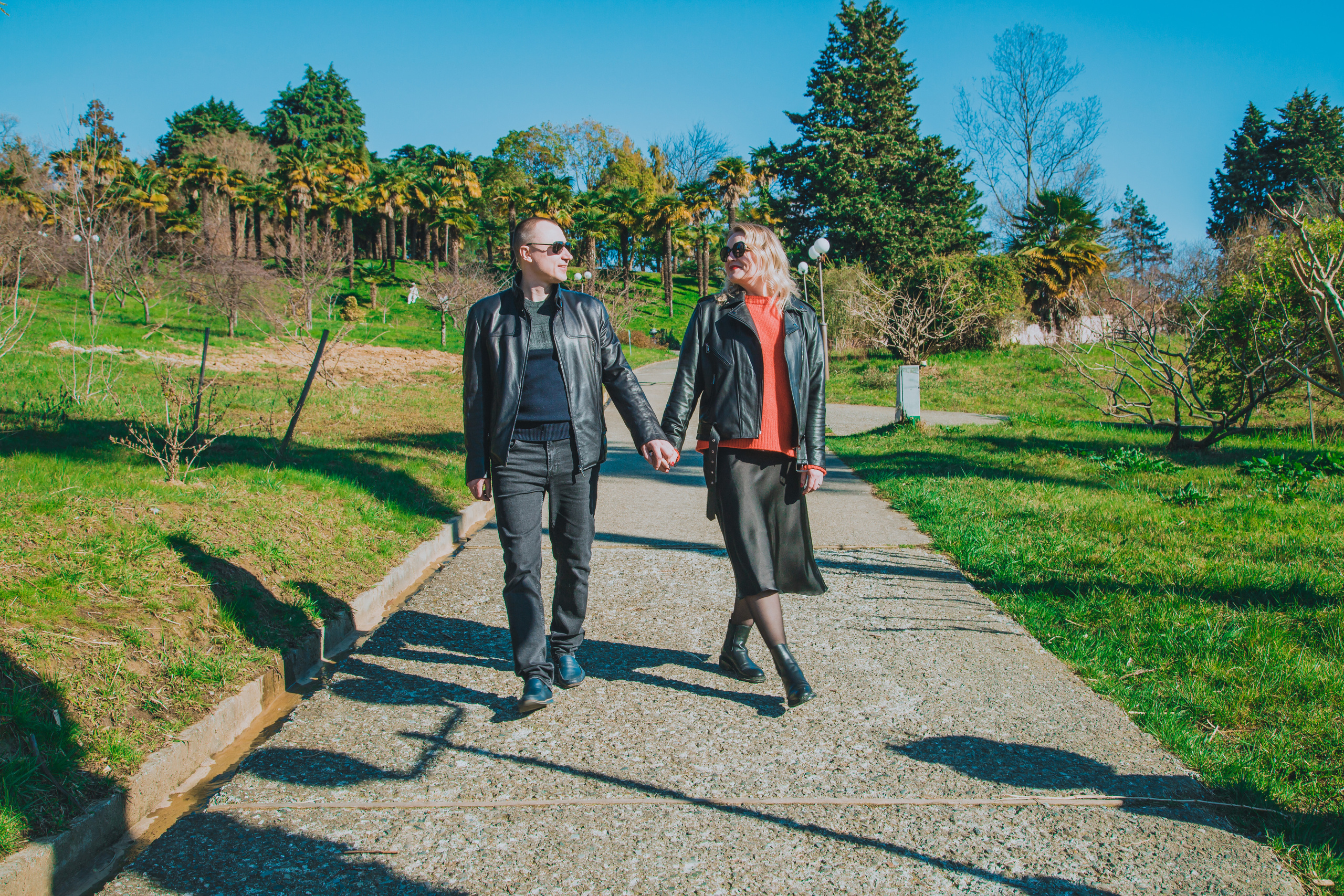 Весенний Дендрарий. Прогулка Светланы и Дмитрия. Фотограф Сочи, Адлер, Красная Поляна — Вероника Радченко