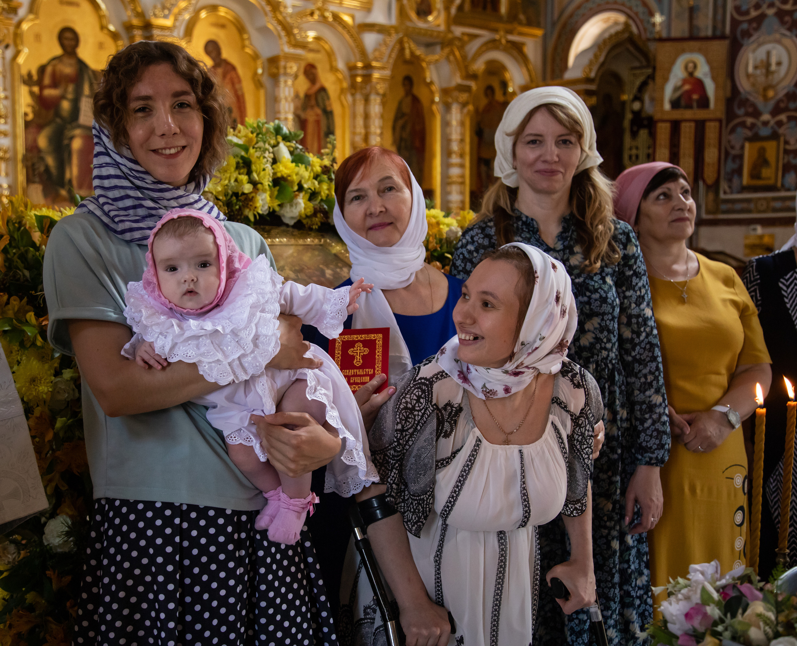 Таинство крещения Олечки в храме кн.Владимира. Фотограф Сочи, Адлер, Красная Поляна — Вероника Радченко
