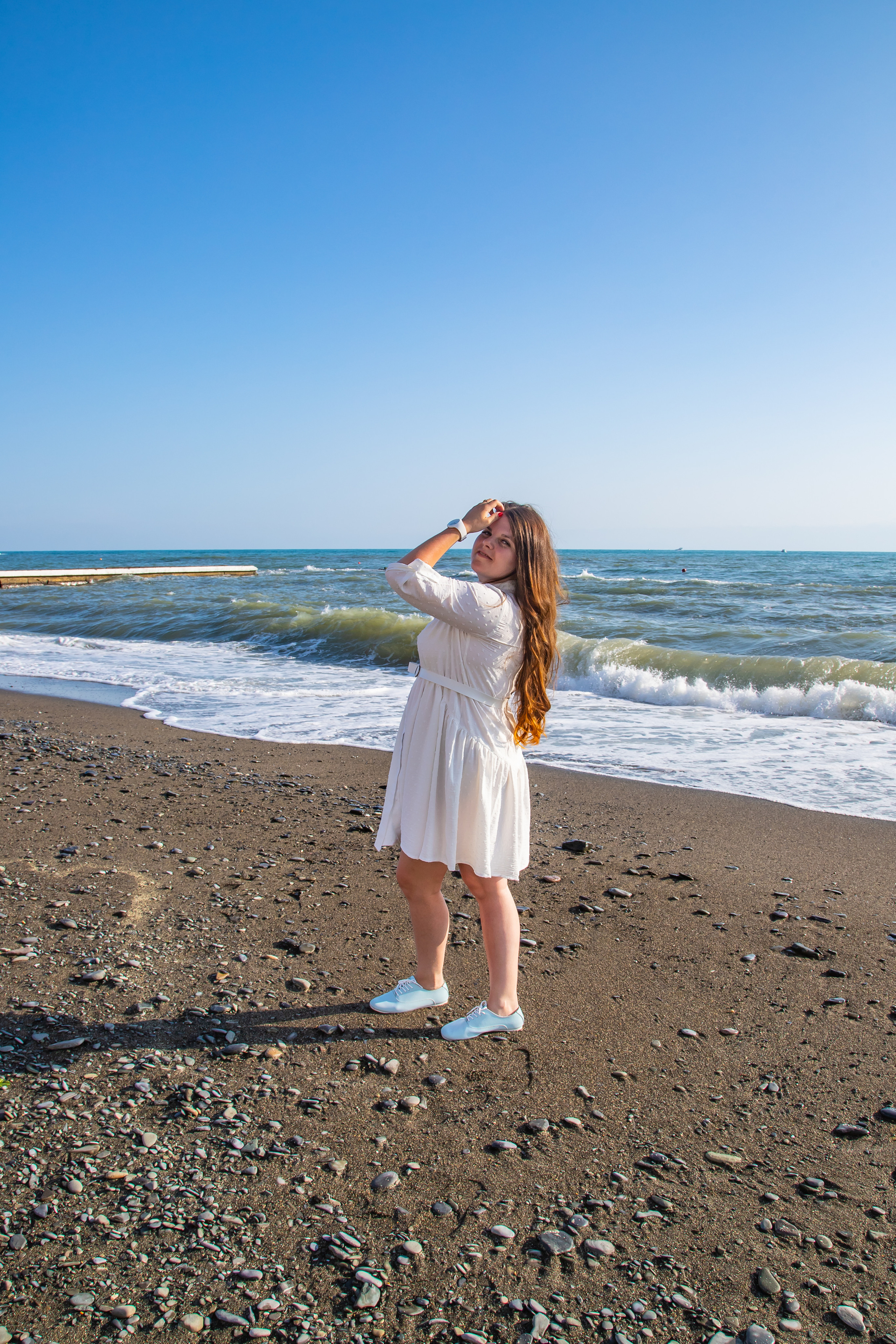 Елена со своей любимой, большой семьёй на сквере за Зимним театром и у моря. Фотограф Сочи, Адлер, Красная Поляна — Вероника Радченко