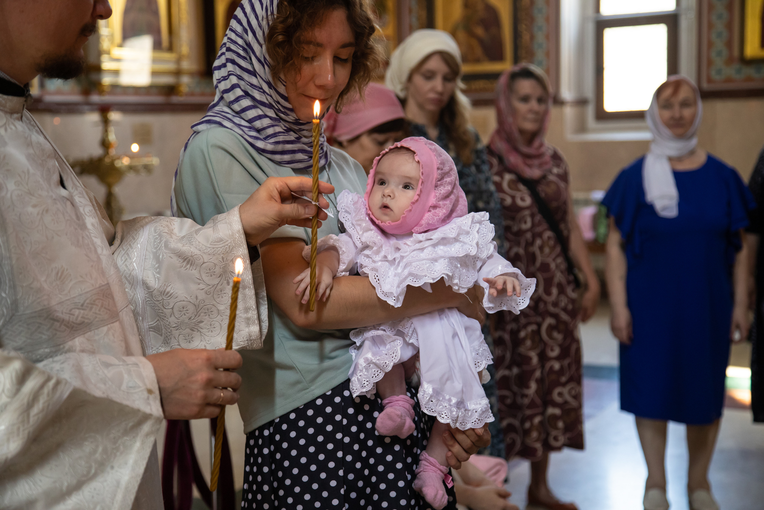 Таинство крещения Олечки в храме кн.Владимира. Фотограф Сочи, Адлер, Красная Поляна — Вероника Радченко