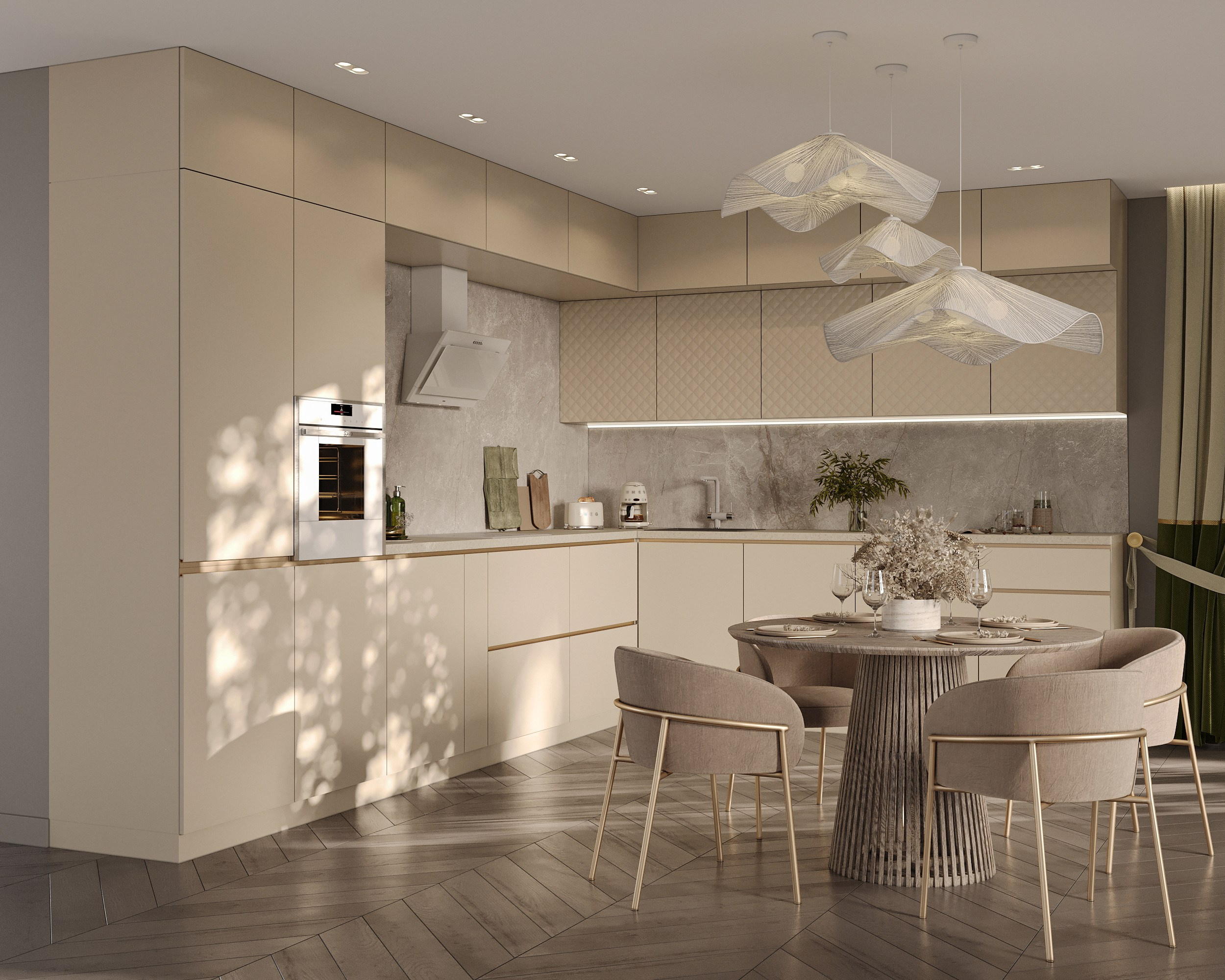 MKR кухонные гарнитуры (предметная 3D визуализация). Королёва Анастасия | 3D визуализатор