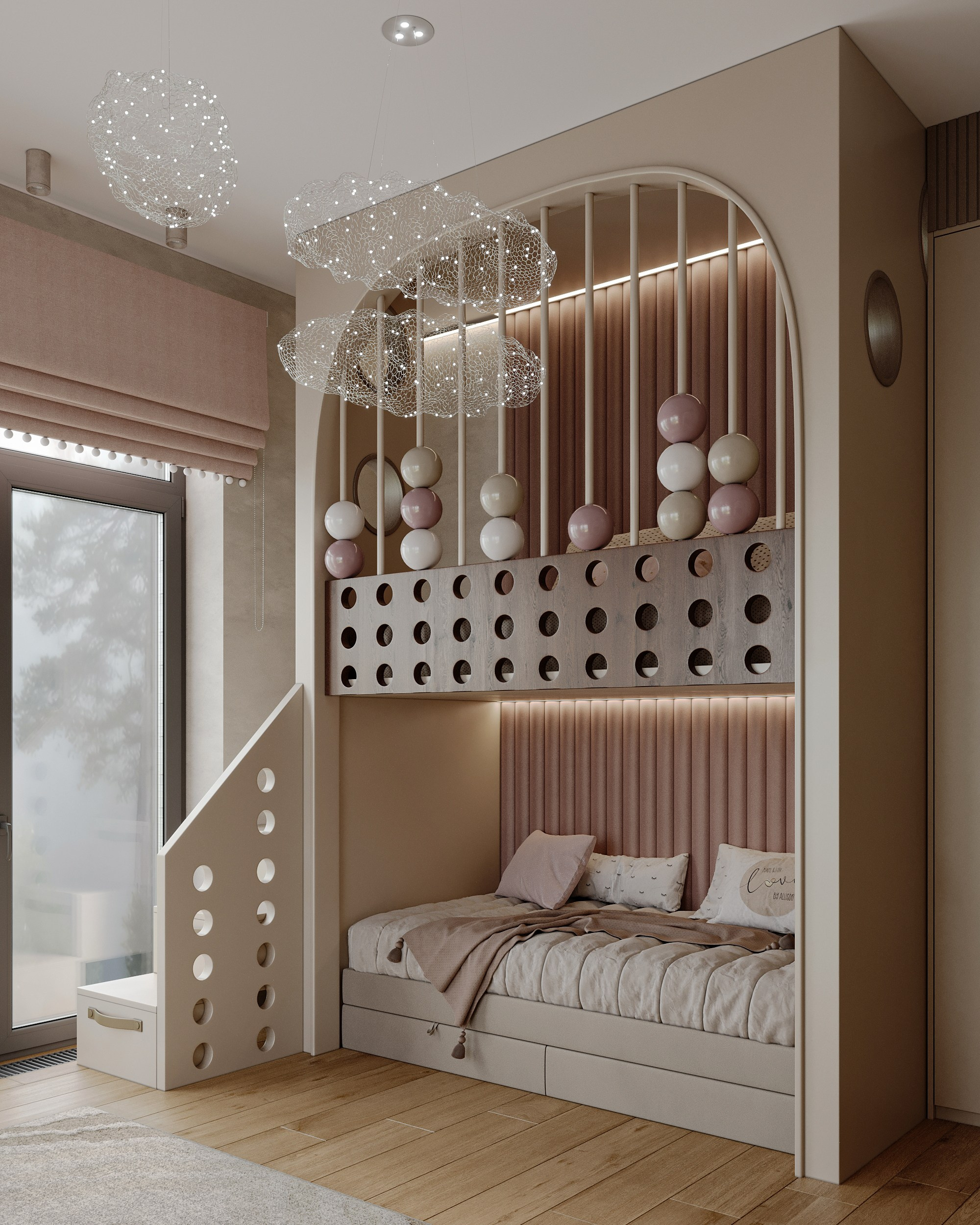 Визуализация загородного дома (интерьерная). Королёва Анастасия | 3D визуализатор